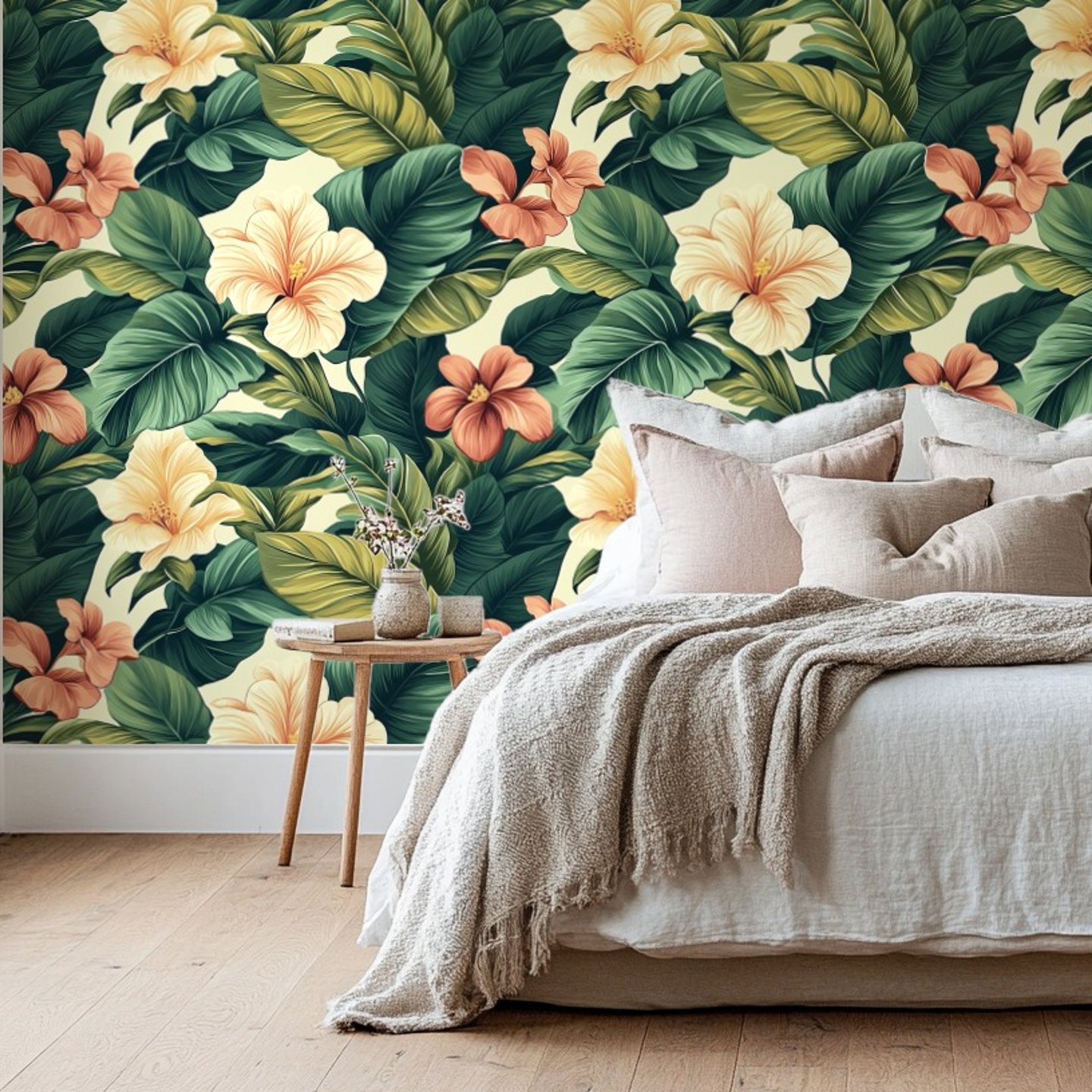 Tropical Haven Blossom wallpaper