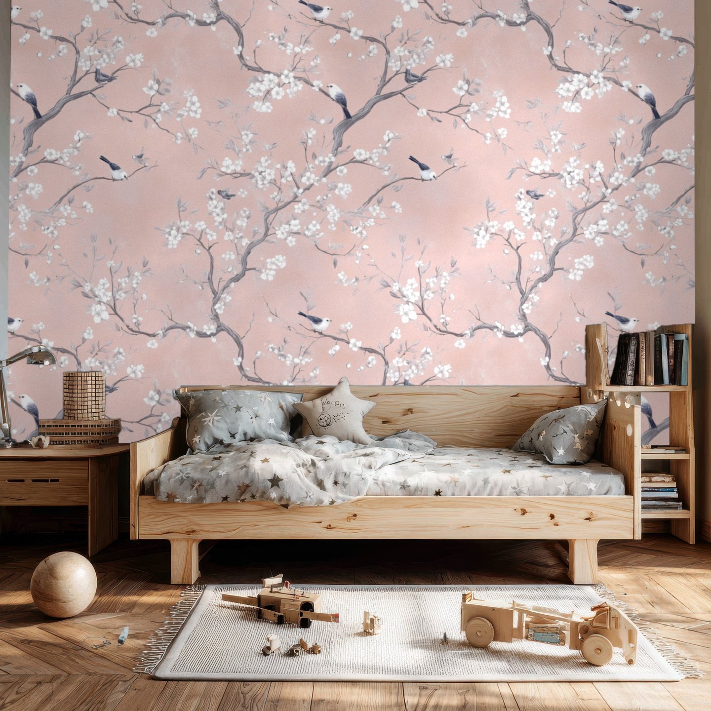 Pink Blossom Bough wallpaper