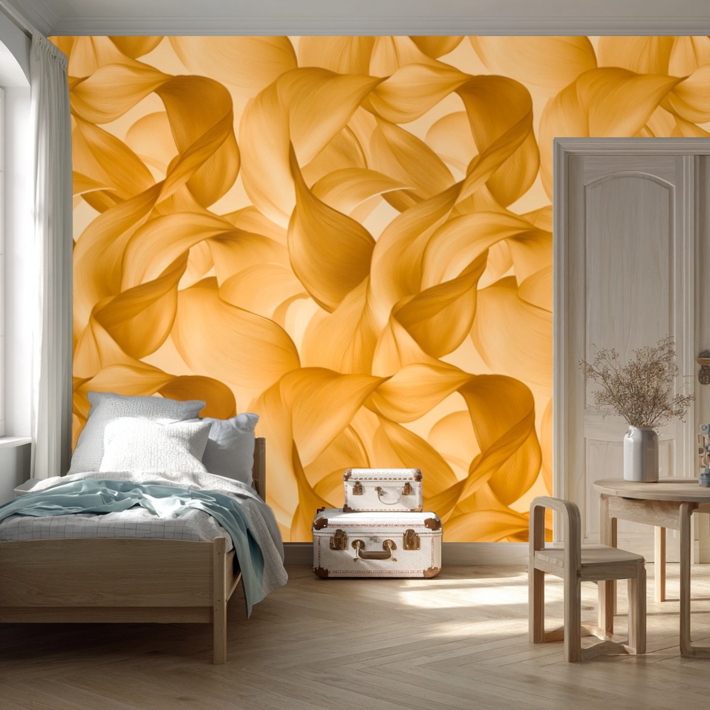 Desert Bloom Waves wallpaper