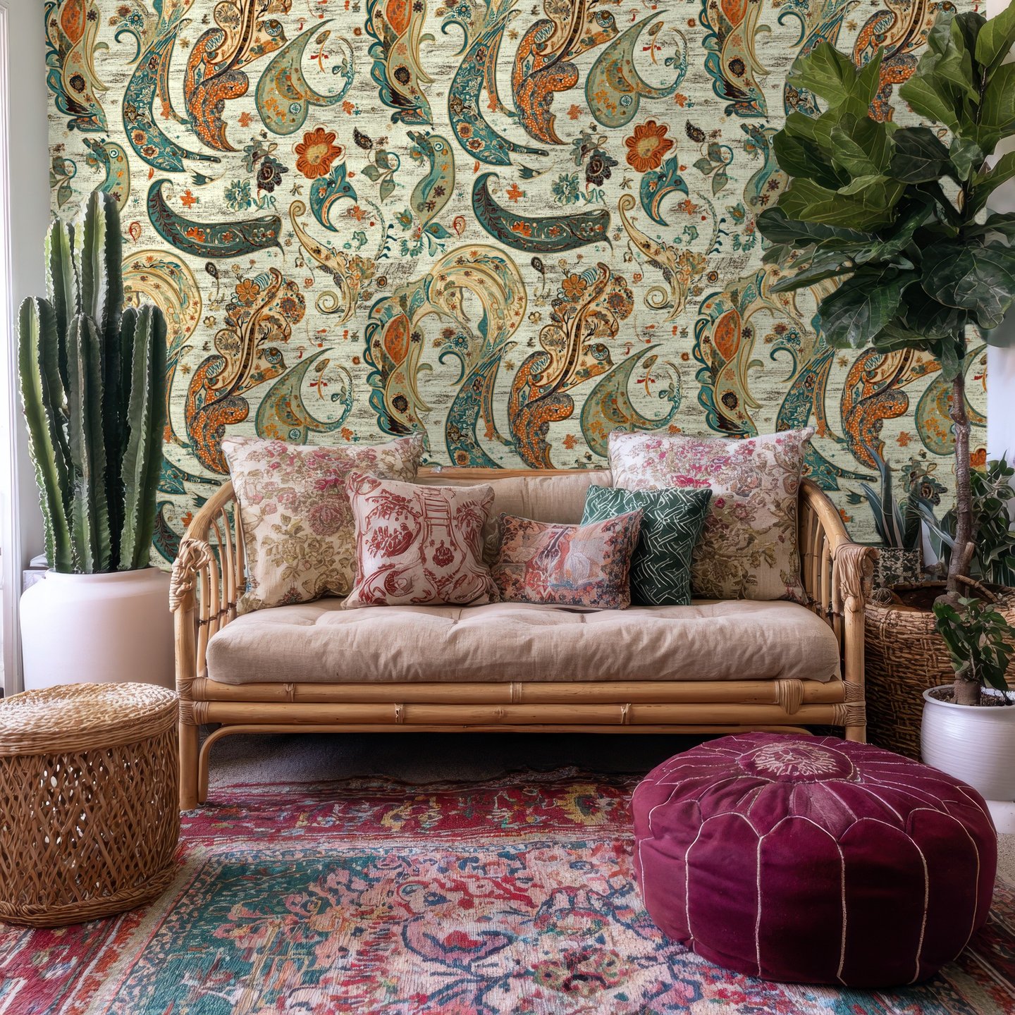 Paisley Tapestry wallpaper