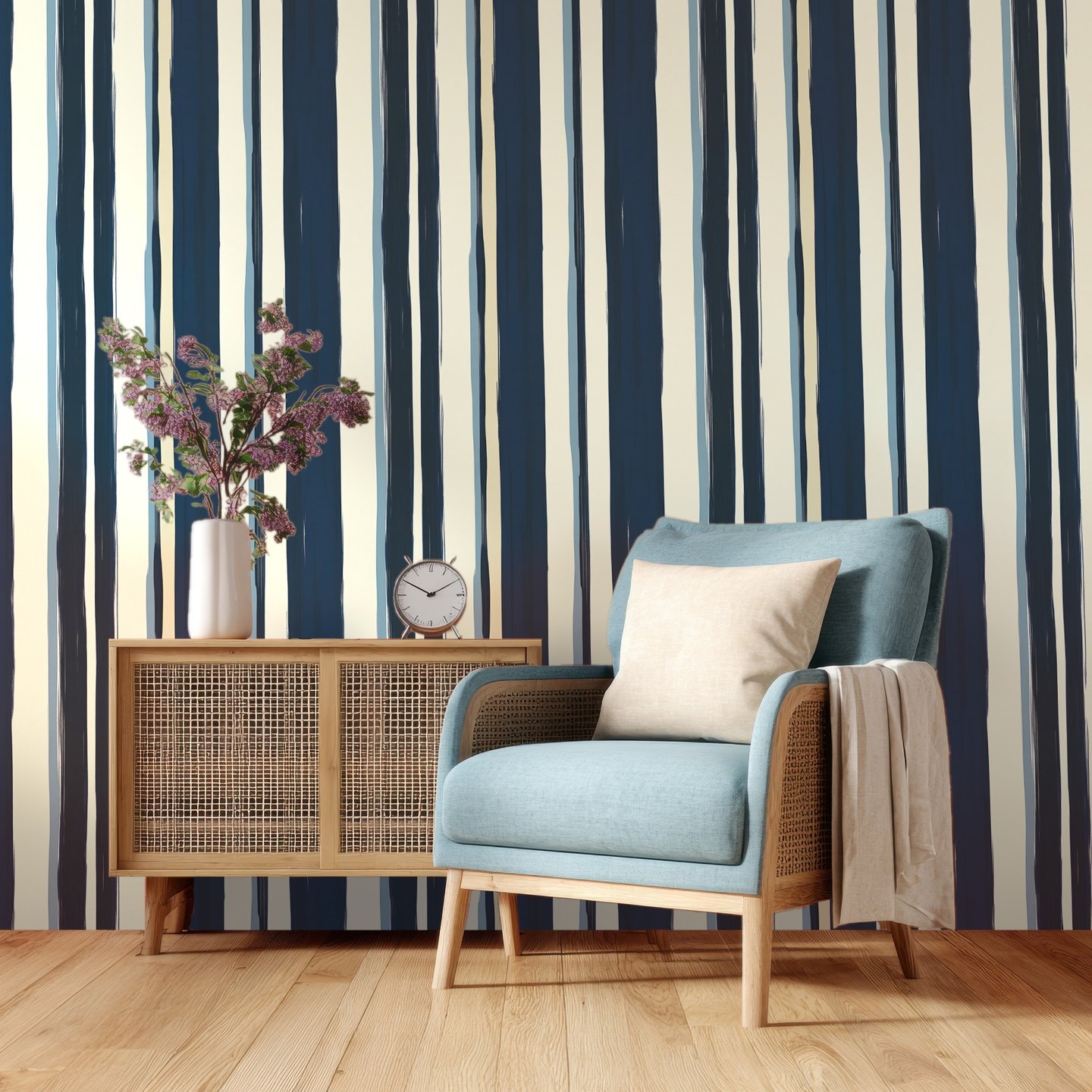 Lirio Stripe wallpaper