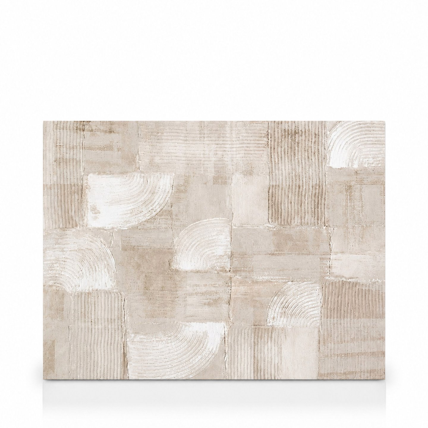 Combed Plaster Arcs canvas
