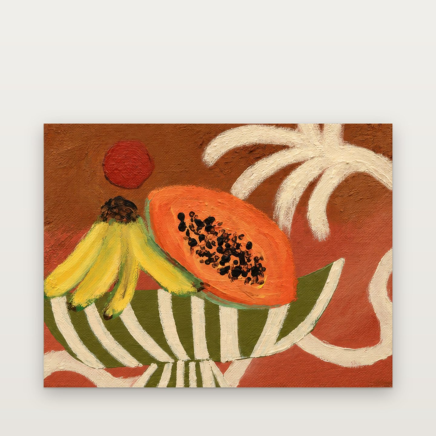 Papaya and Banana Bowl poster