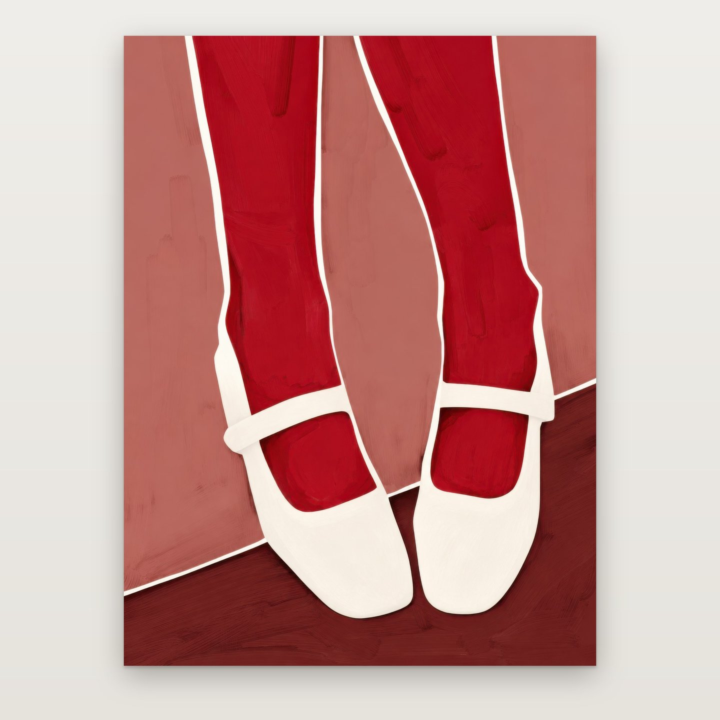 Ivory Mary Janes poster