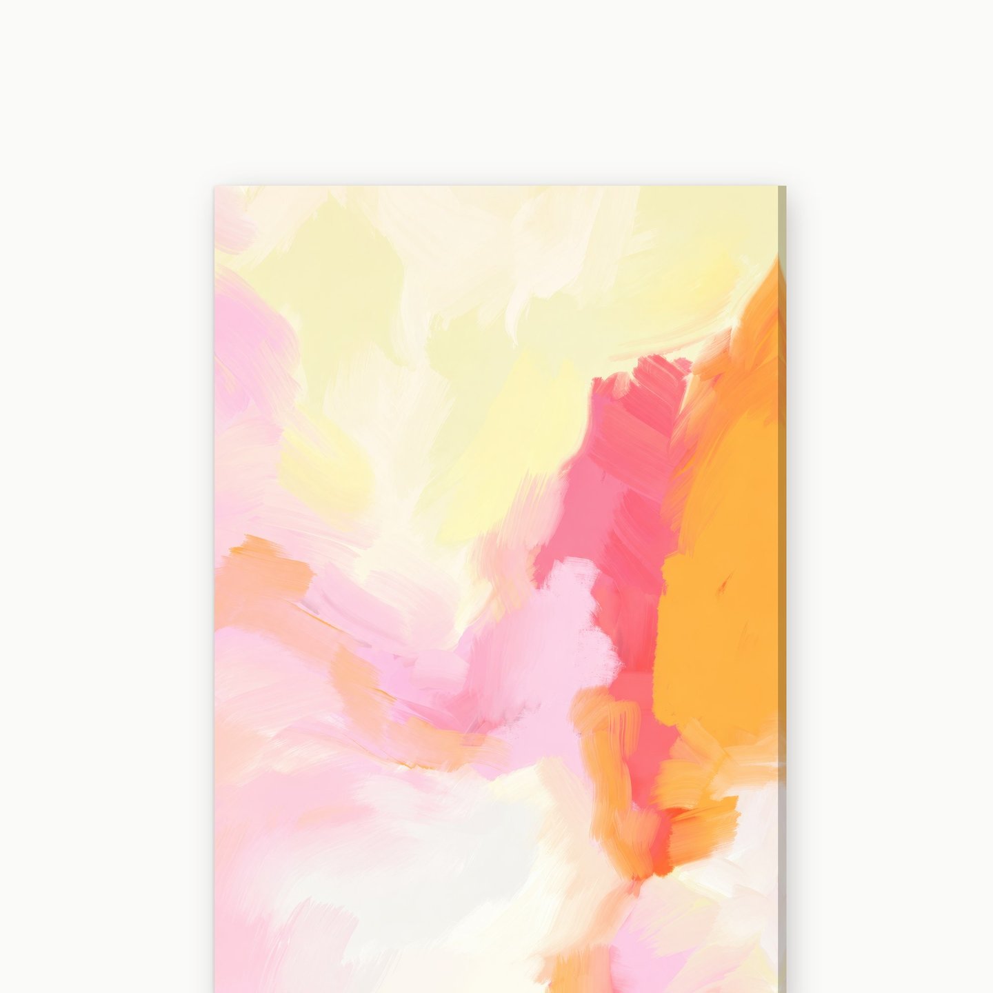Pink Lemonade Brushwork canvas