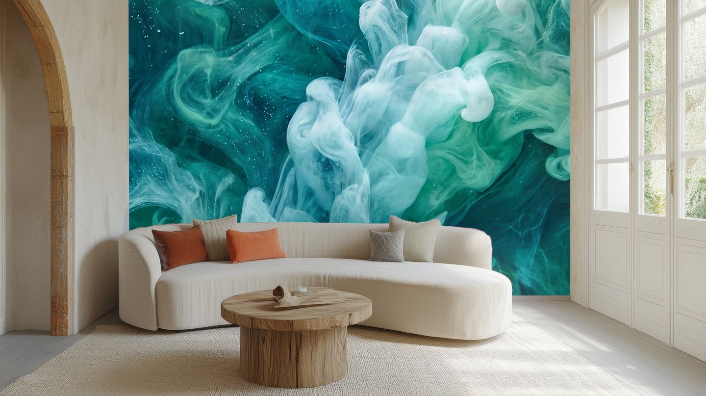 Elysia 청록색 mural
