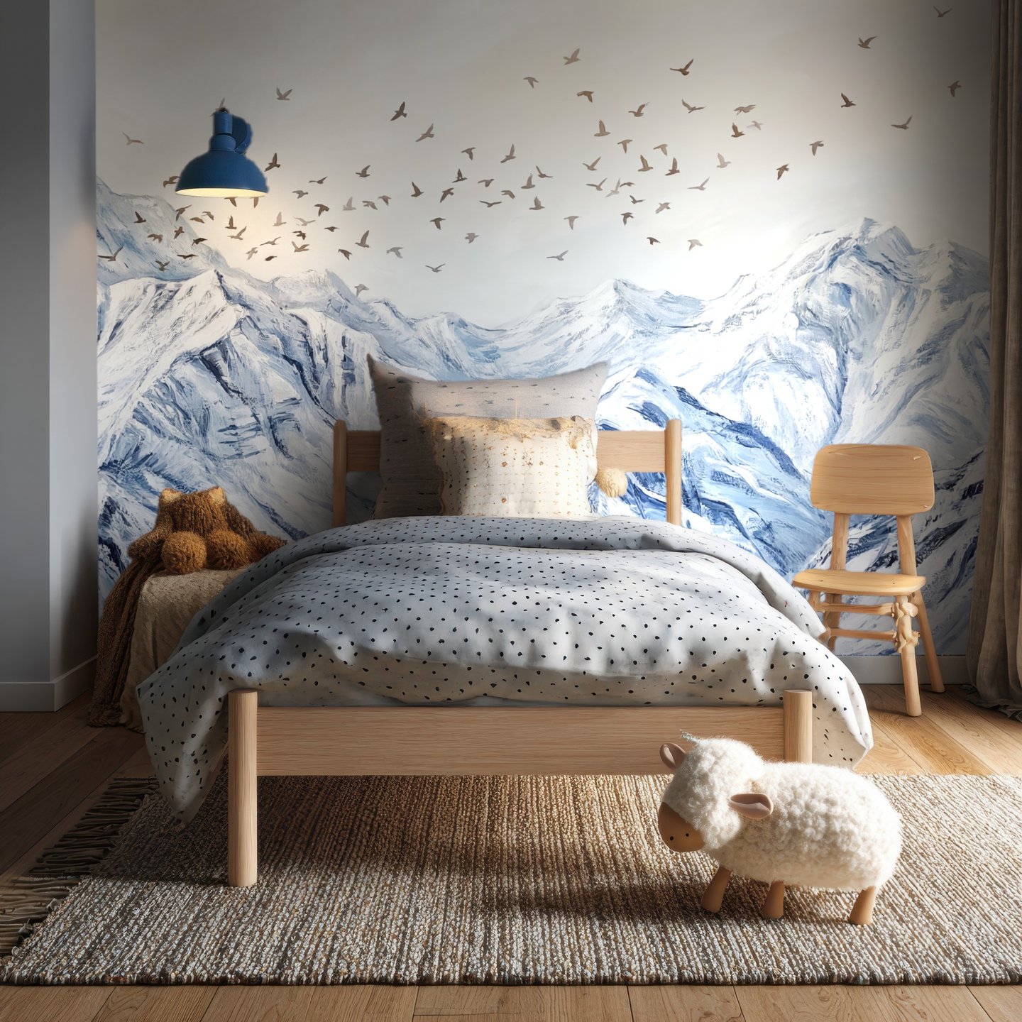 Apex Flight 青 mural