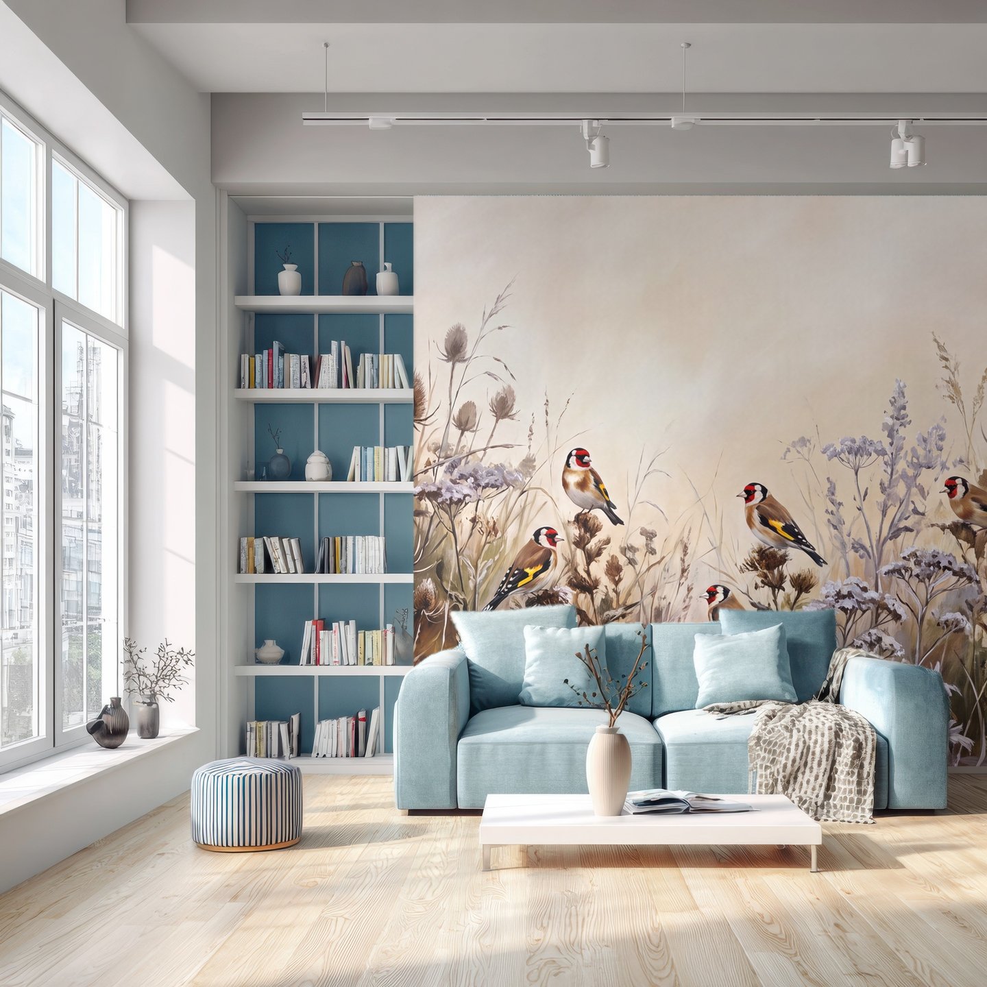 Tisteldal beige mural