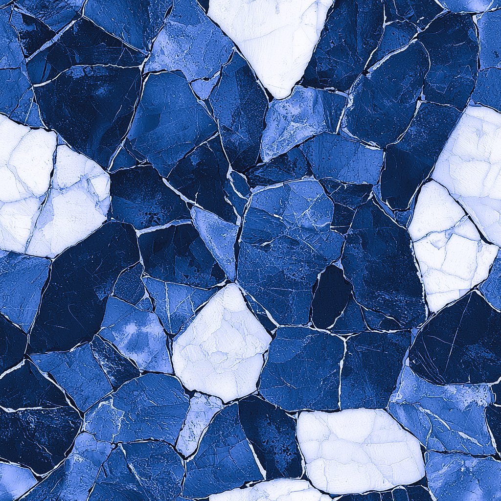 Ocean Mosaic blå wallpaper