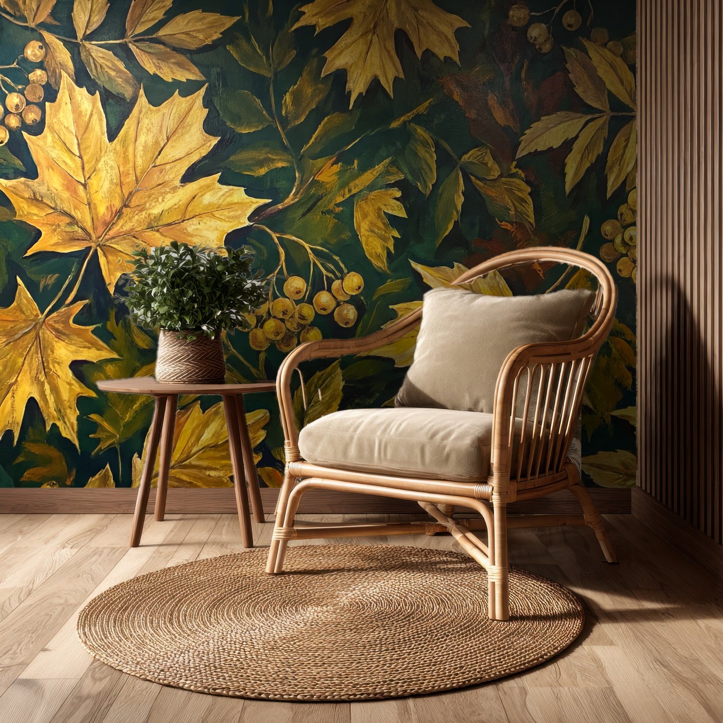Acer grønn mural