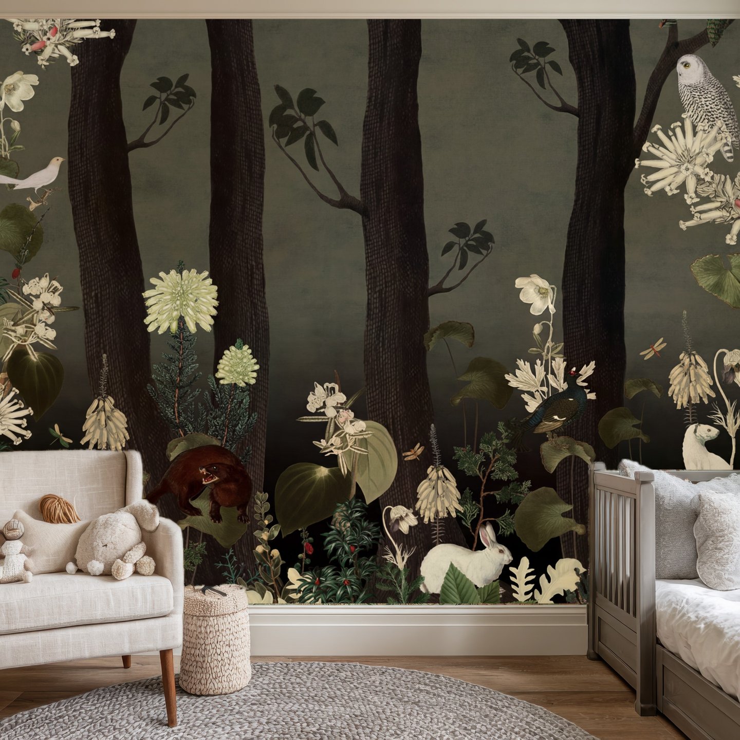Serotina 초록색 mural