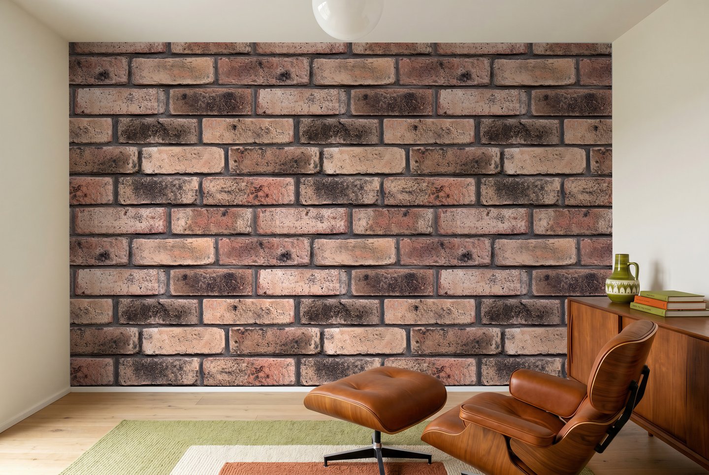 Klinker terrakotta wallpaper