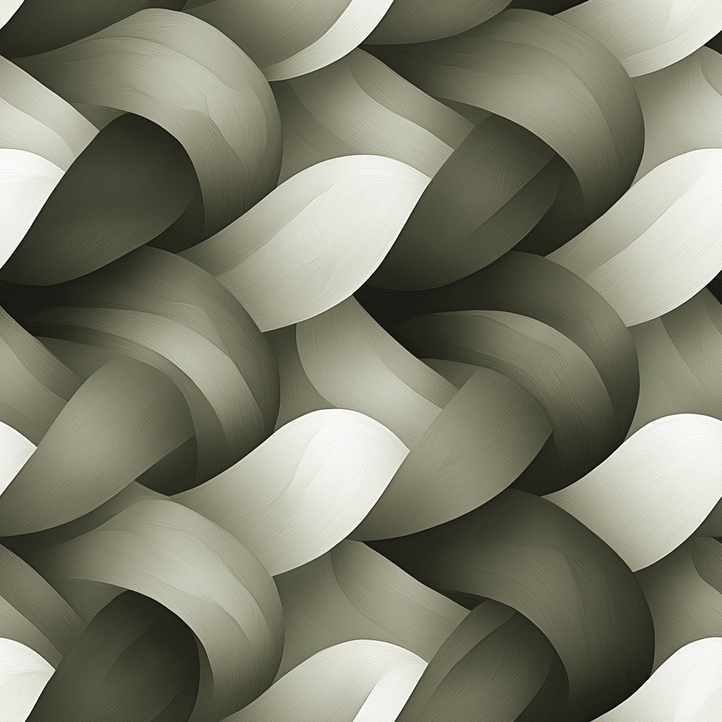 Tide Wave Cascade beige wallpaper