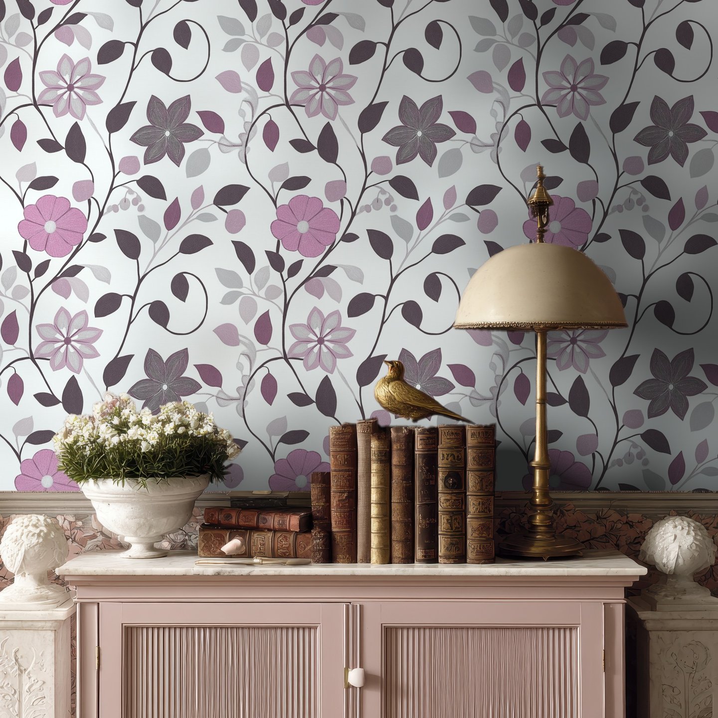 Seaford Valley lilla wallpaper