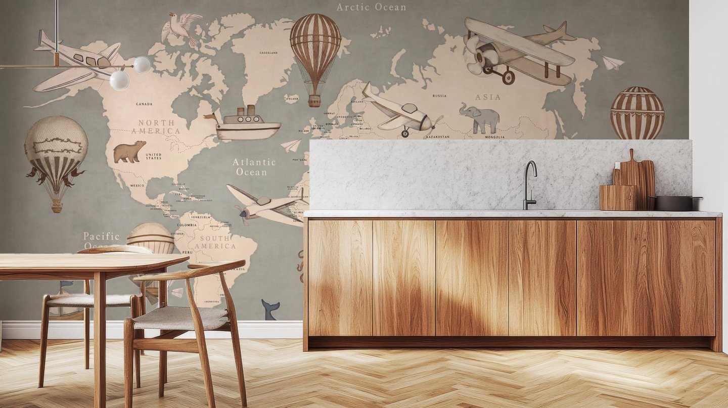 Quartz Odyssey グレー mural