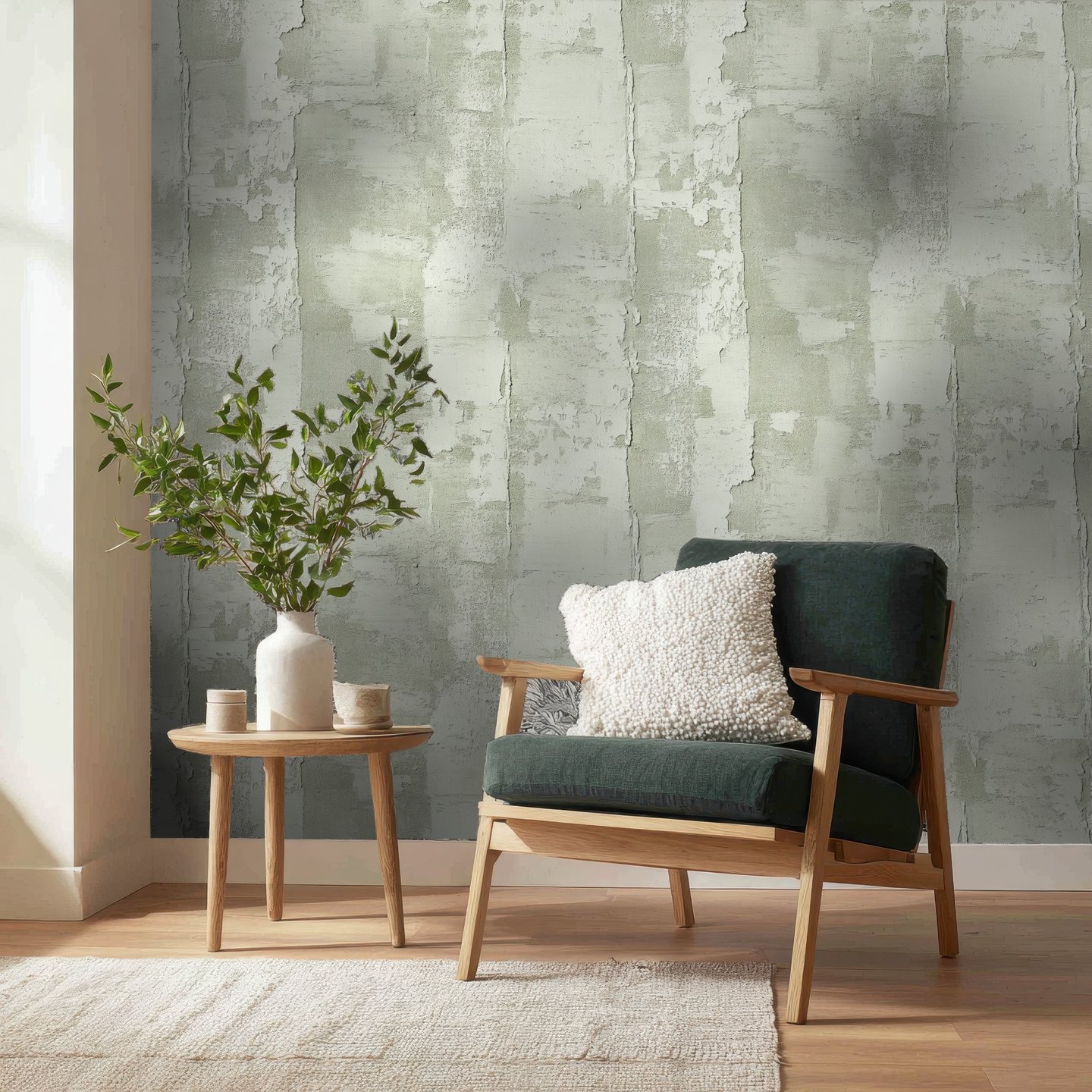 Fragment Facade olive wallpaper