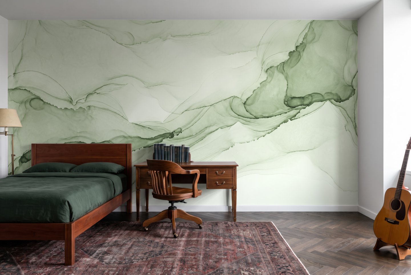 Kinesis 초록색 mural