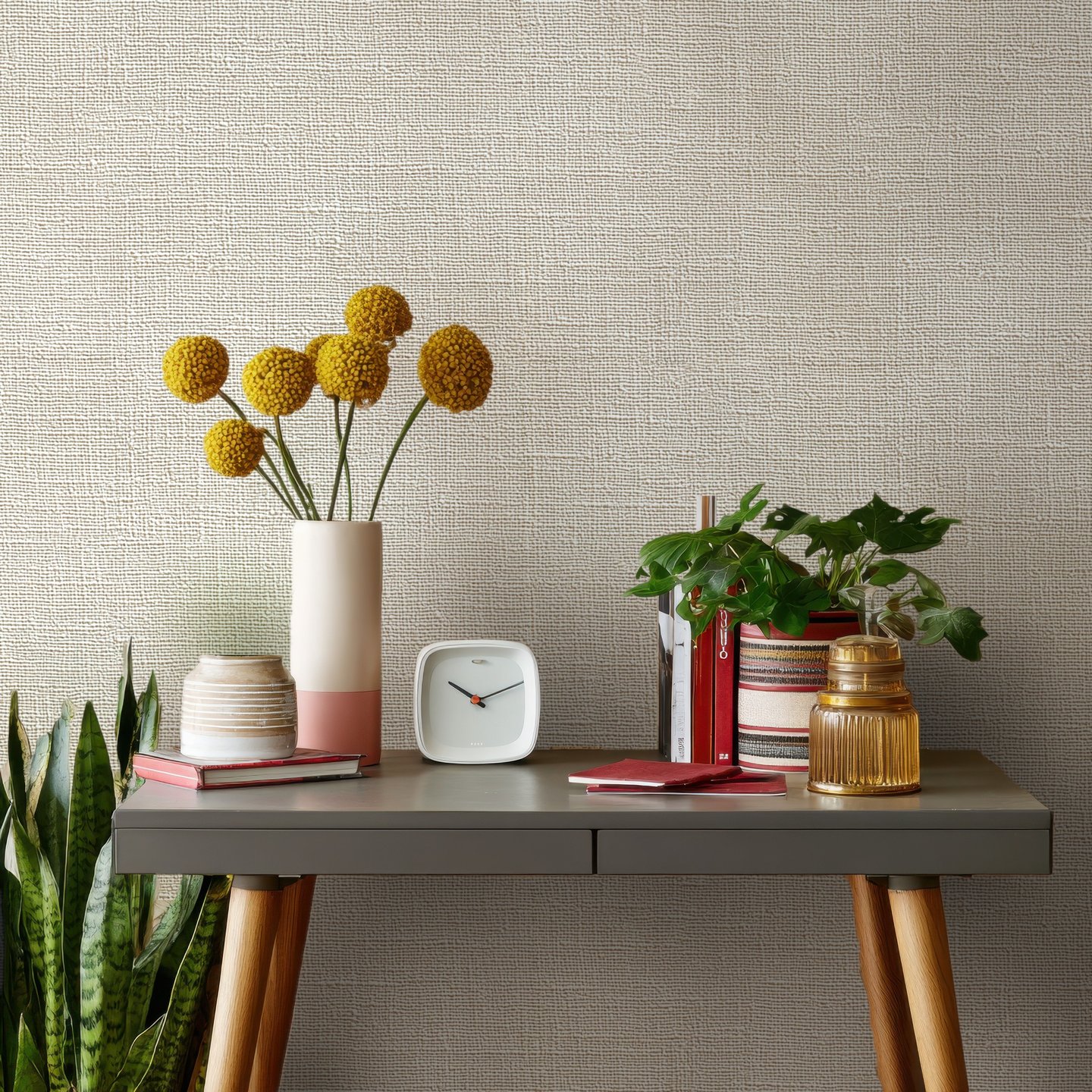 Latitude Linen 베이지색 wallpaper