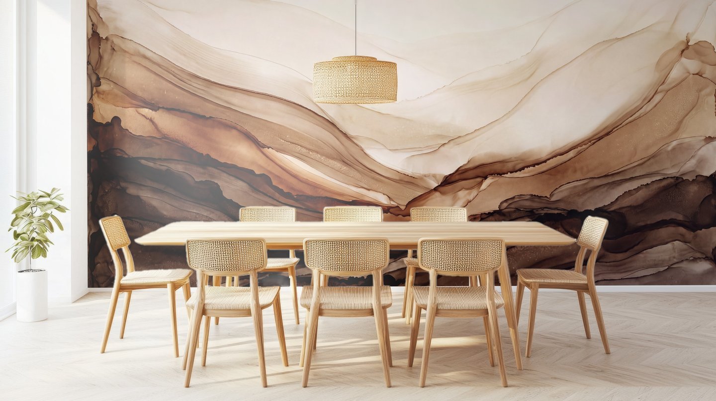 Sable Valley 茶色 mural