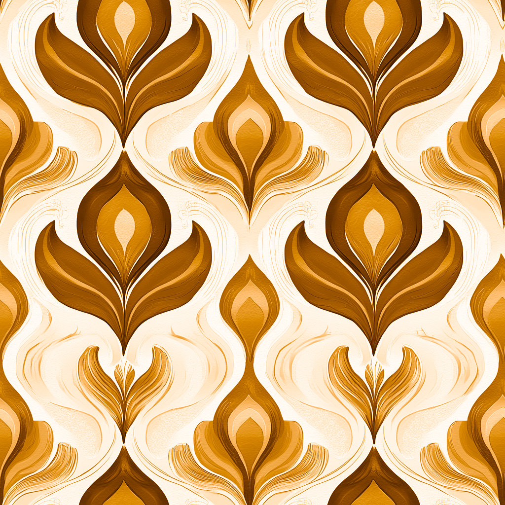 Vivid Blossom Parade oranž wallpaper