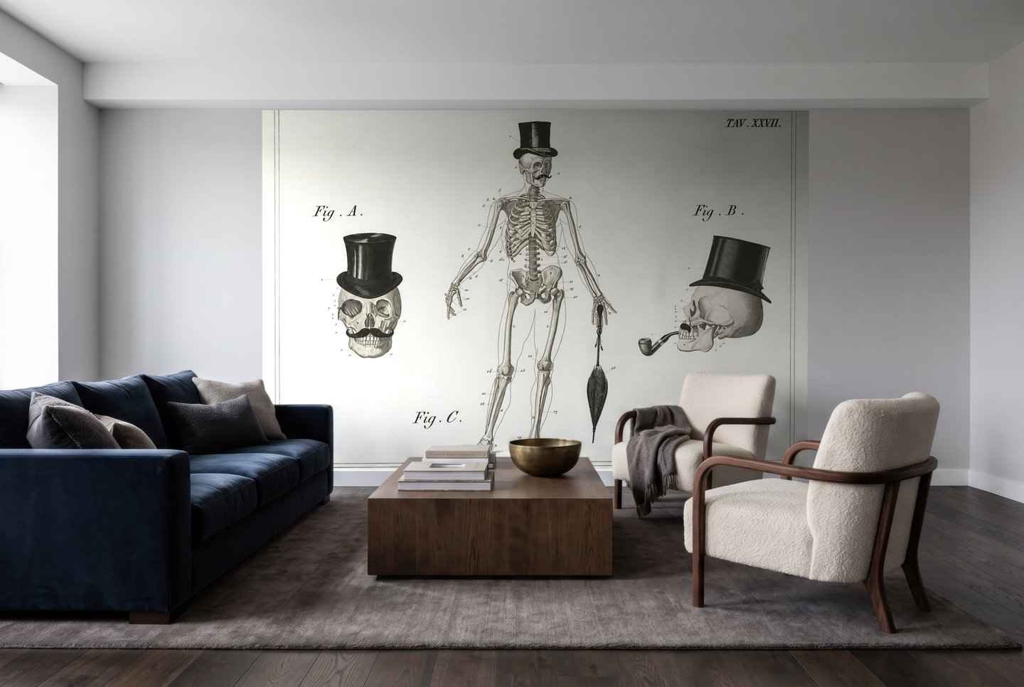 Cavaliere wit mural