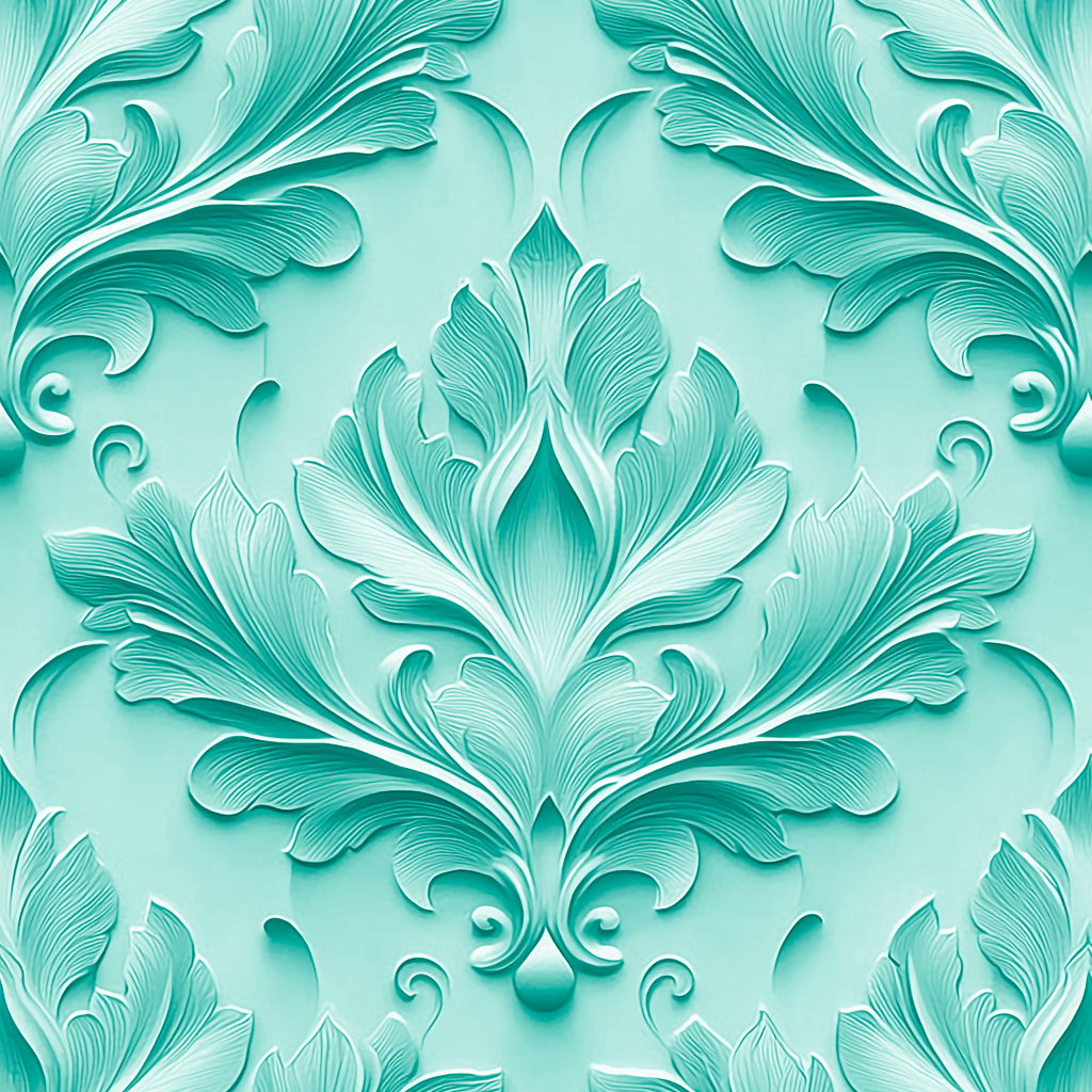 Verdant Grace 터키석색 wallpaper