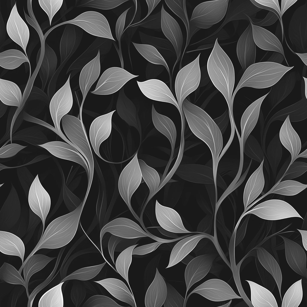 Azure Vines 黒 wallpaper