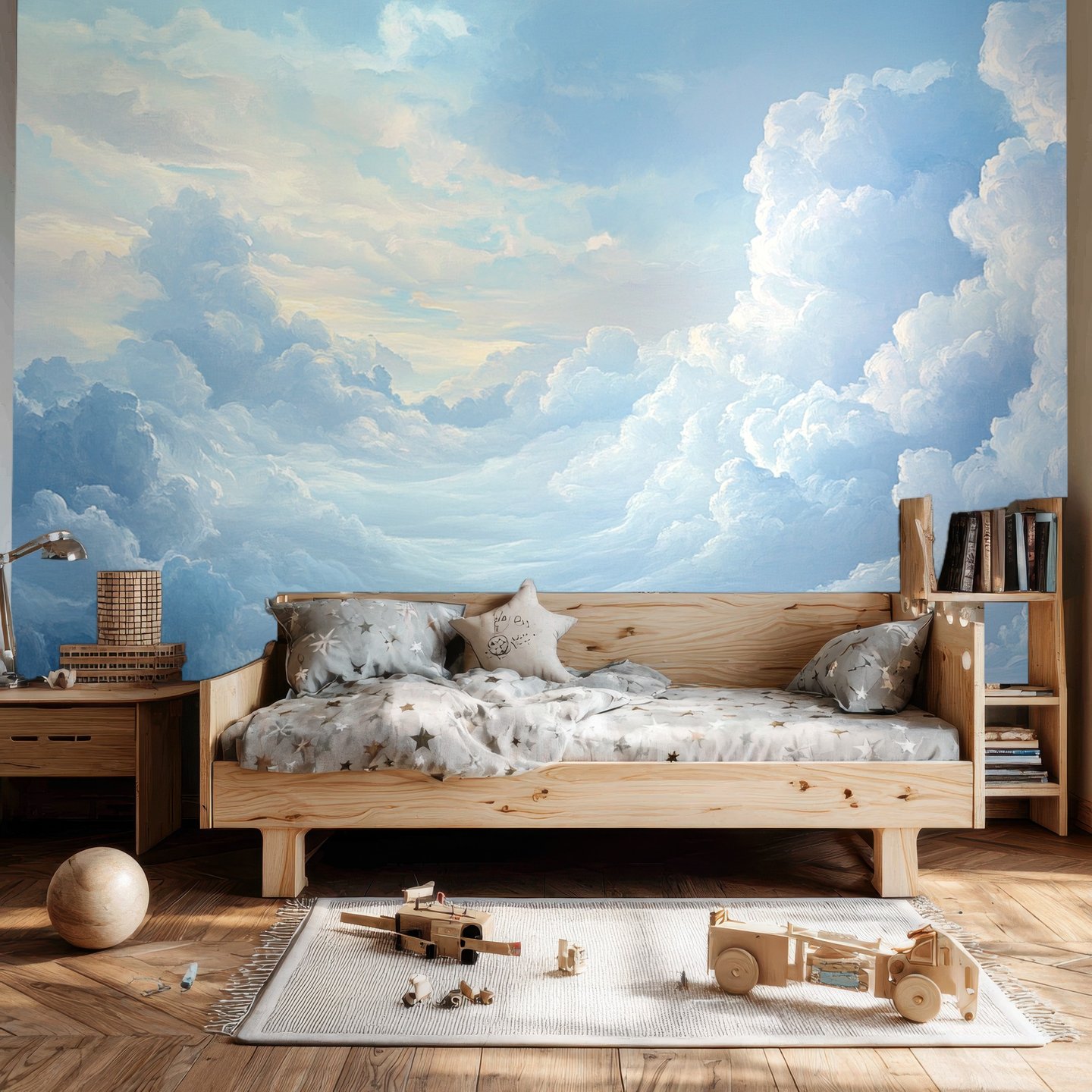 Celestial Passage blauw mural