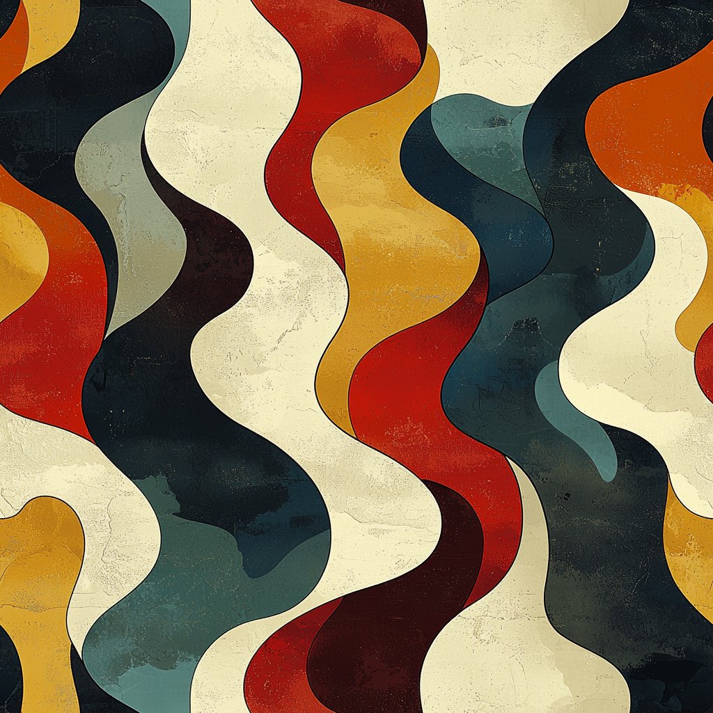 Twilight Currents beige wallpaper