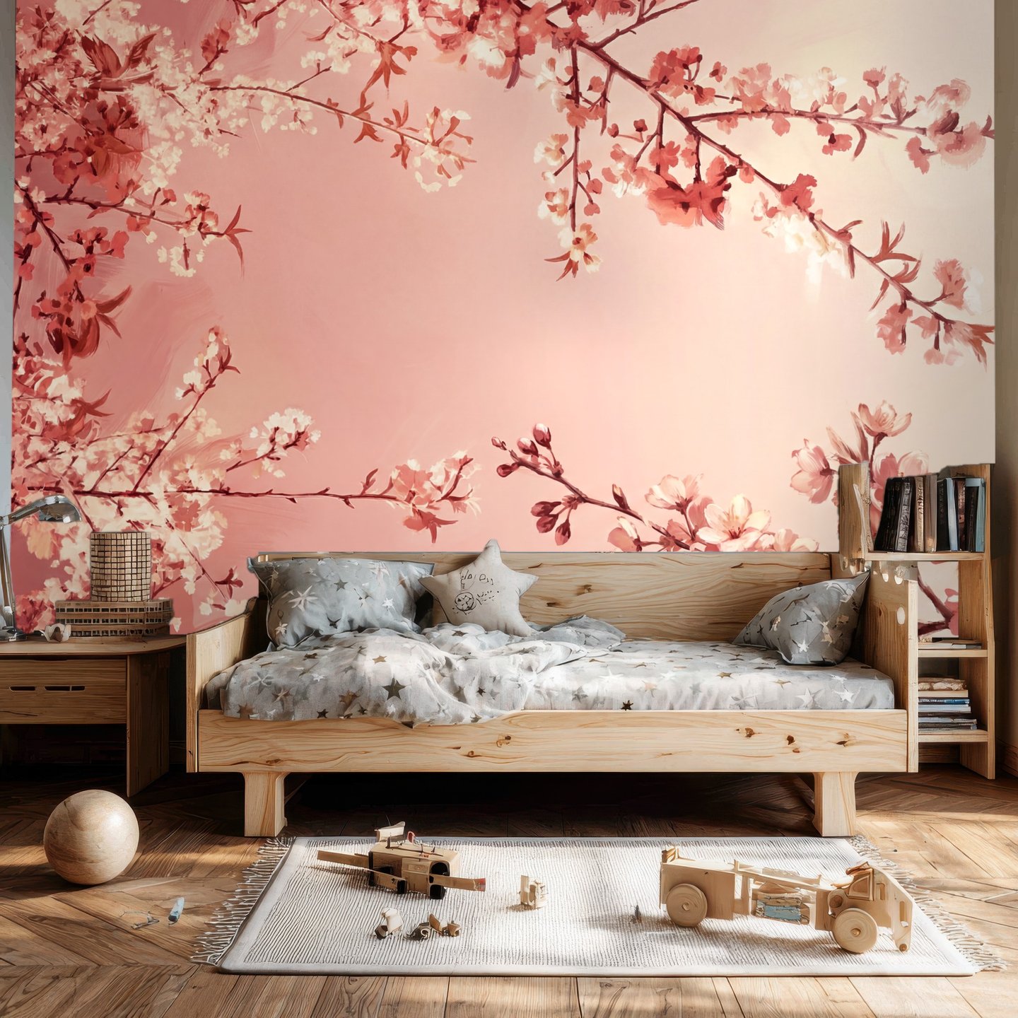 Chantilly 분홍색 mural