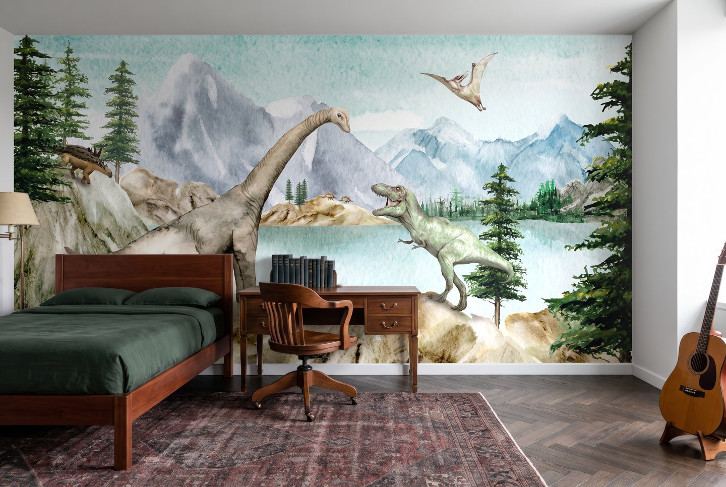 Dawn Arrival 緑 mural