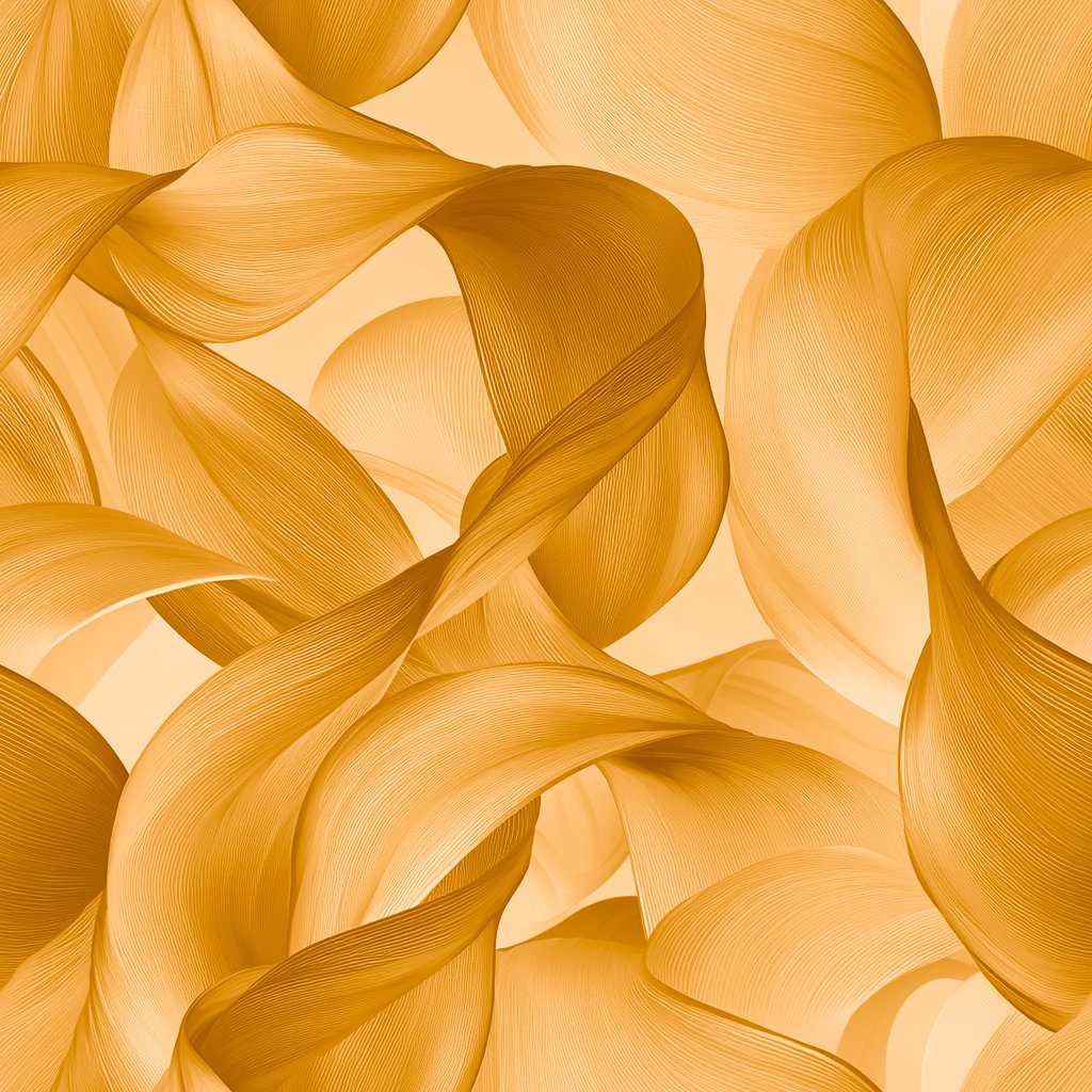Desert Bloom Waves oransje wallpaper