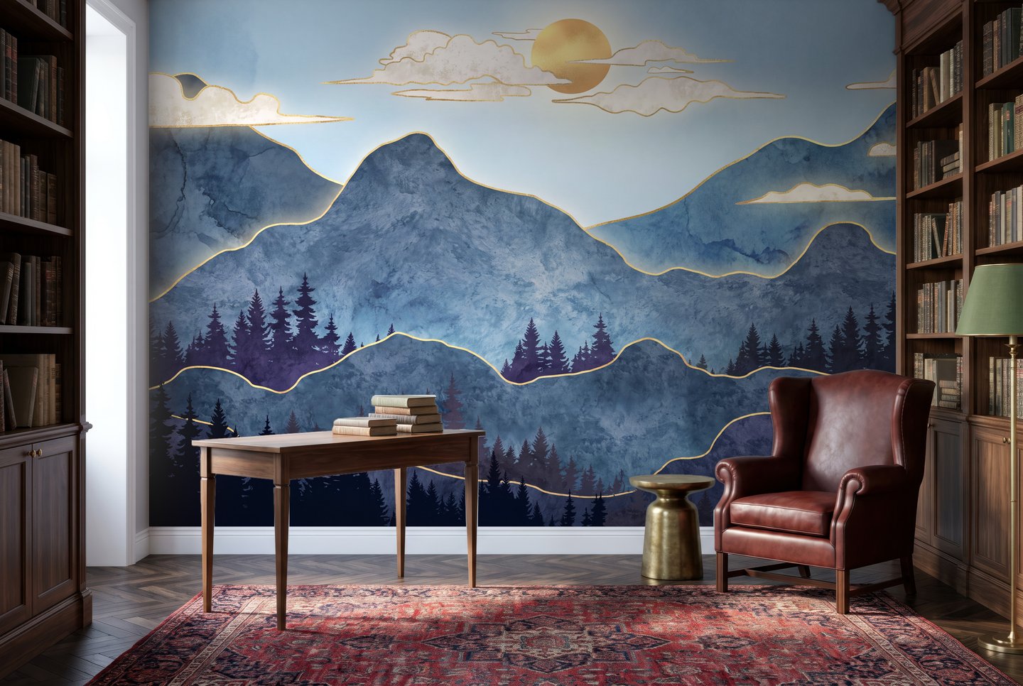 Harbour Harmony 파란색 mural