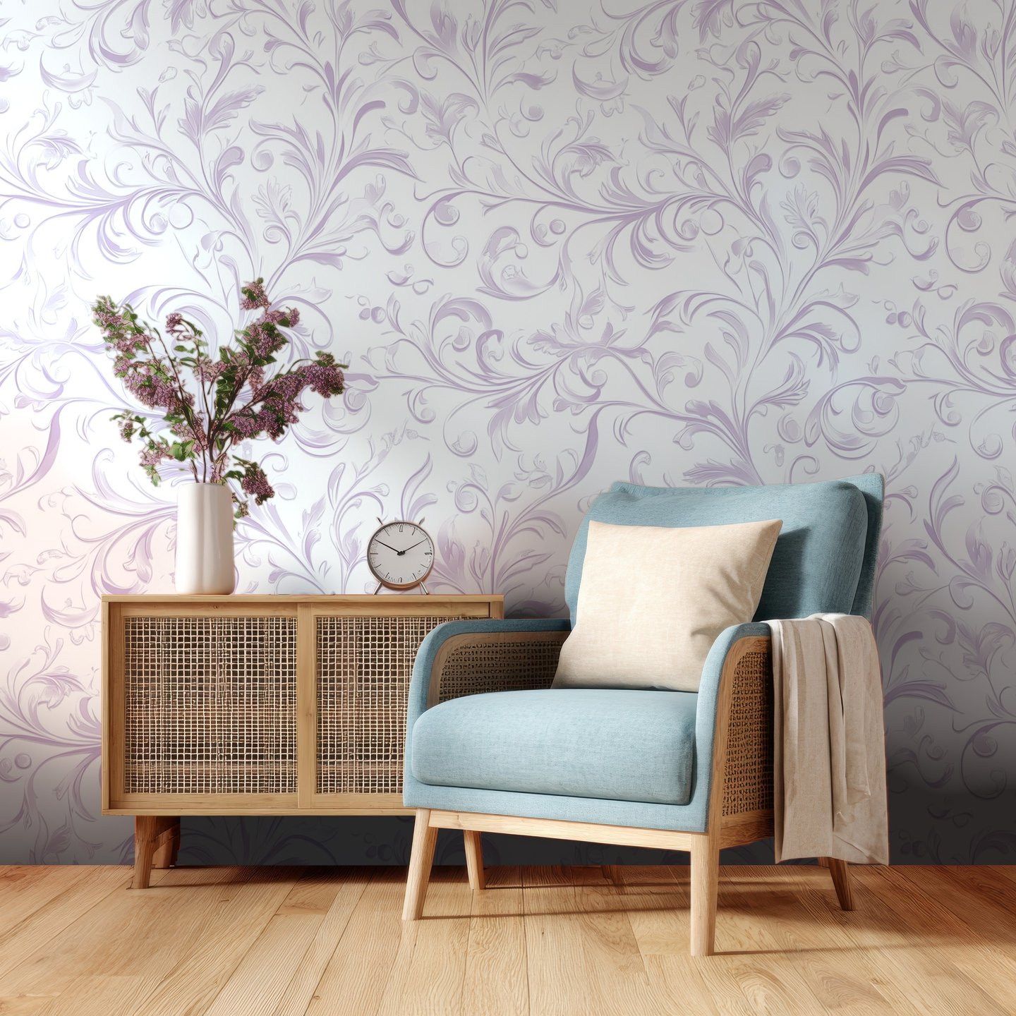 Acanthus lilla wallpaper