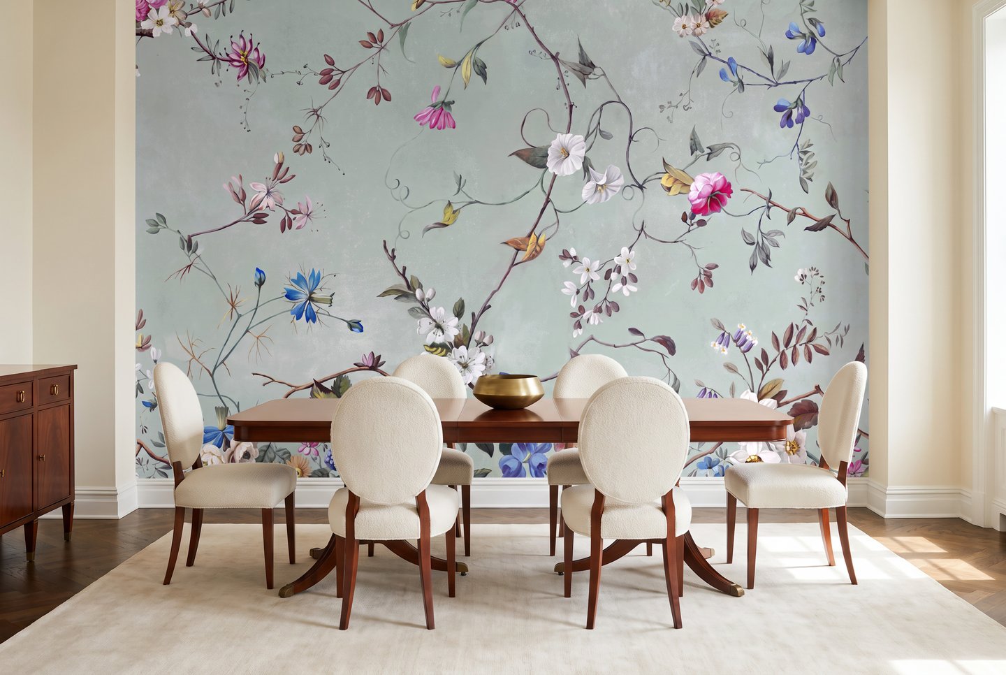 Florence 초록색 mural