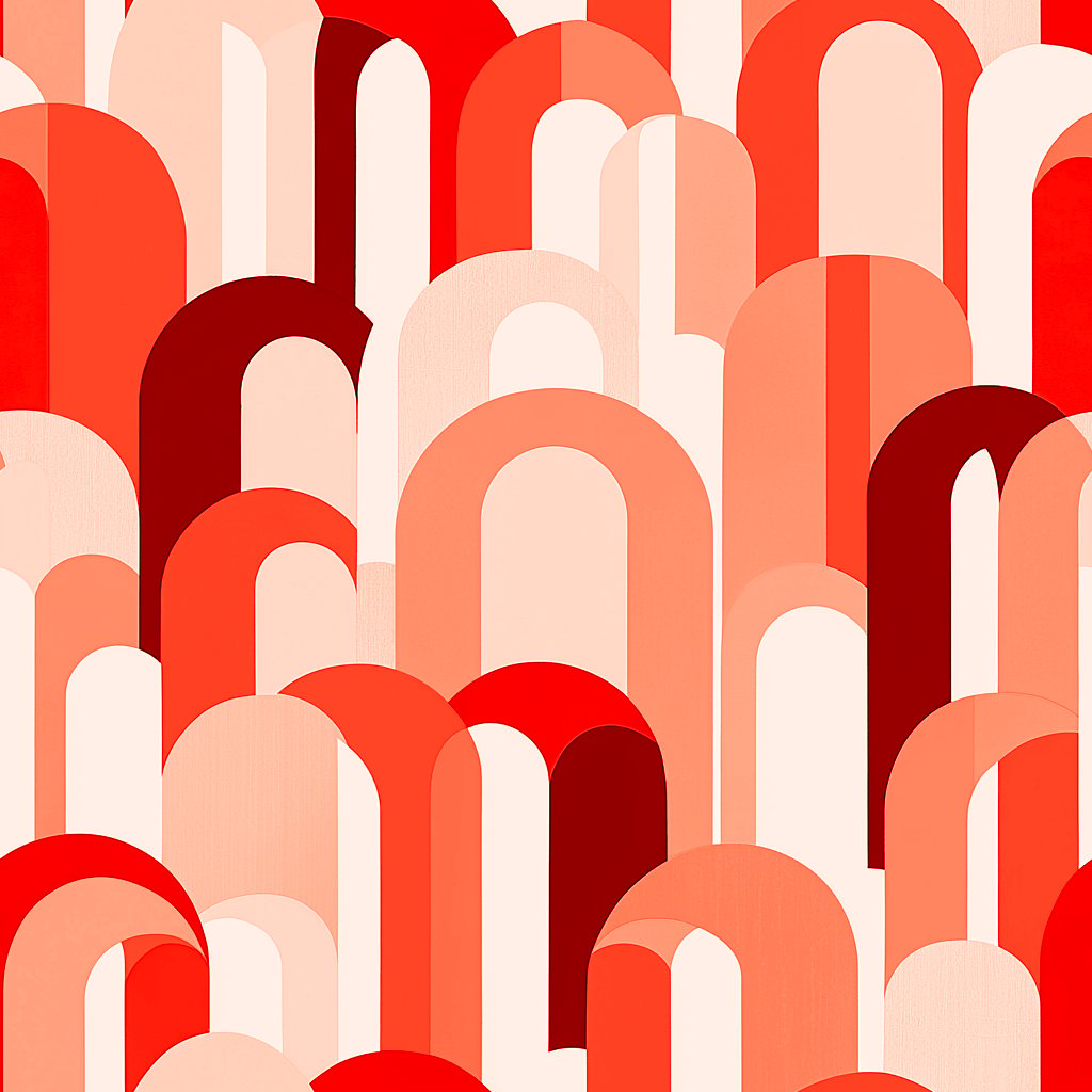 Arch Deco Spectrum 빨간색 wallpaper