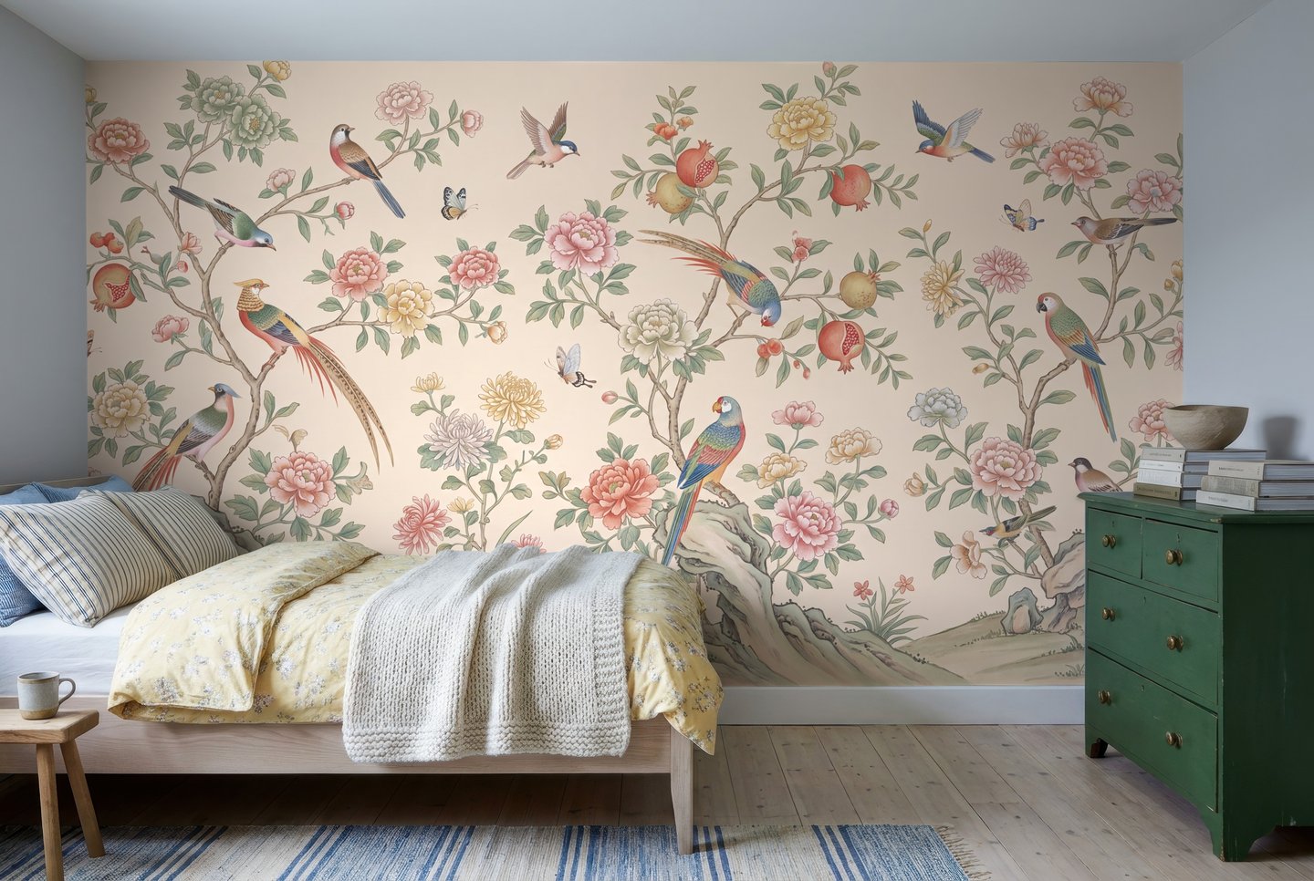 Orchid Reverie 베이지색 mural