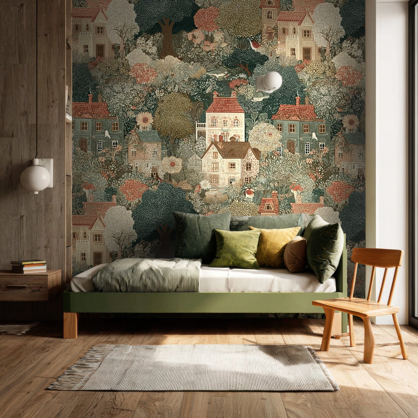 Hviskende lysning gul wallpaper