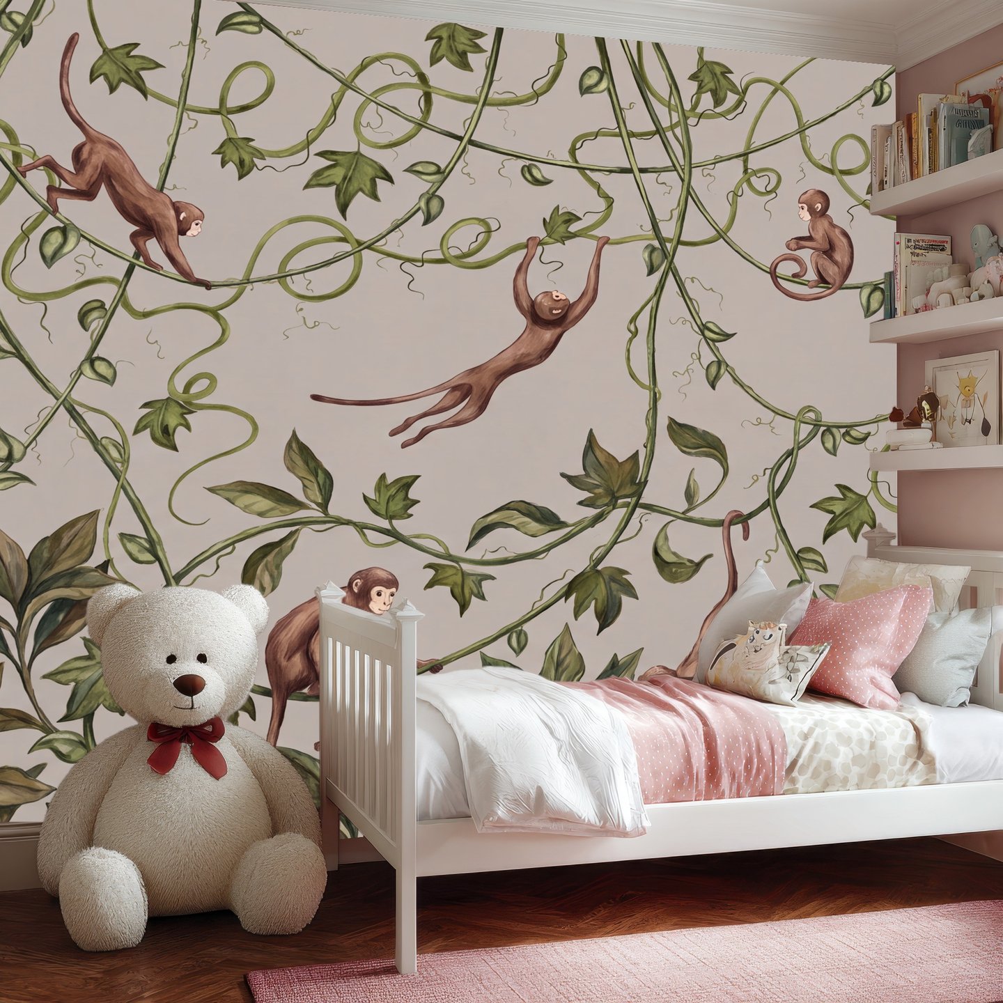 Granatkalesje grønn mural