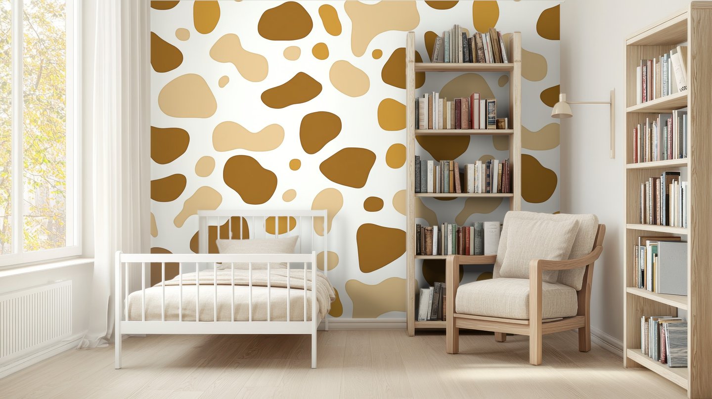 Rullesteinstrand brun wallpaper