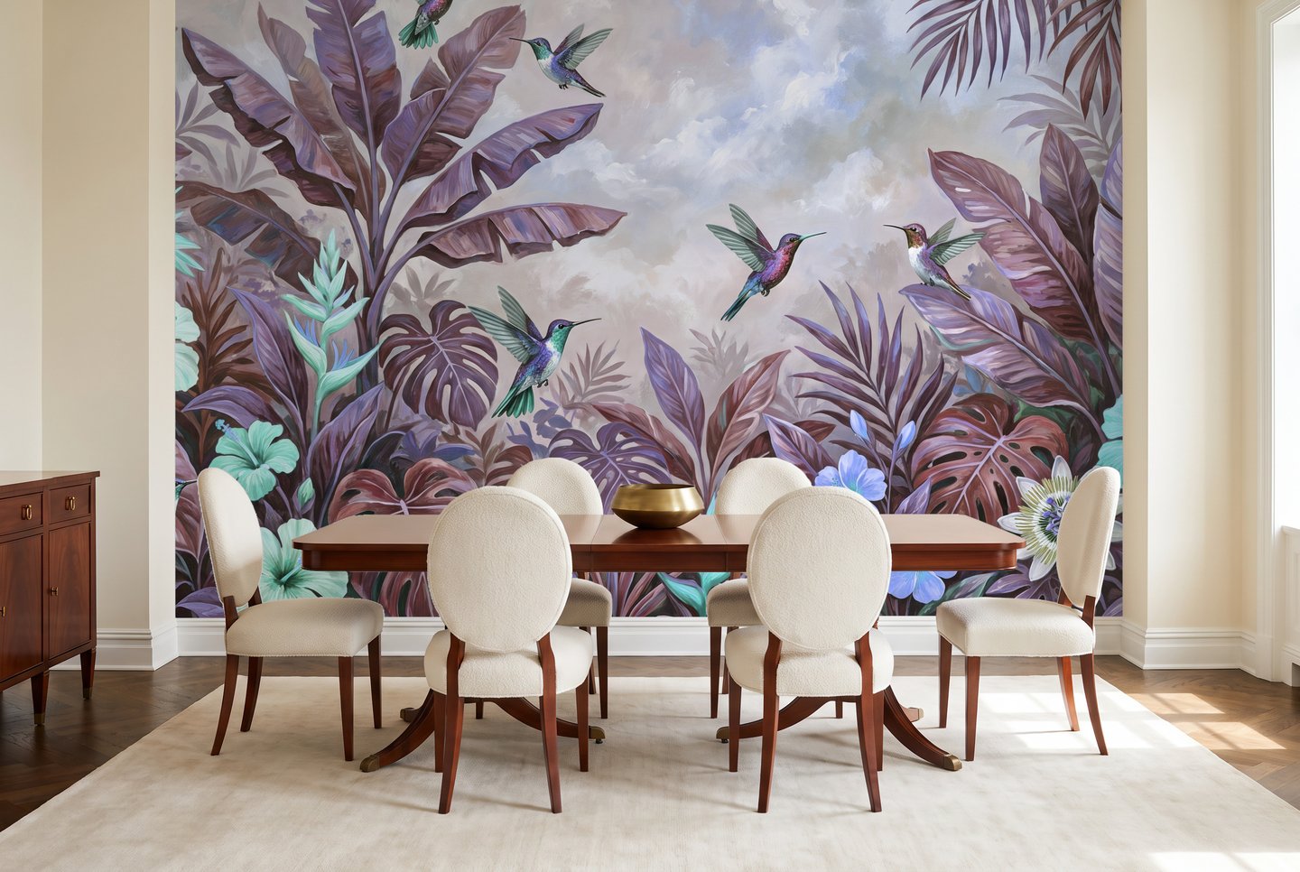 Amazonashimler lilla mural
