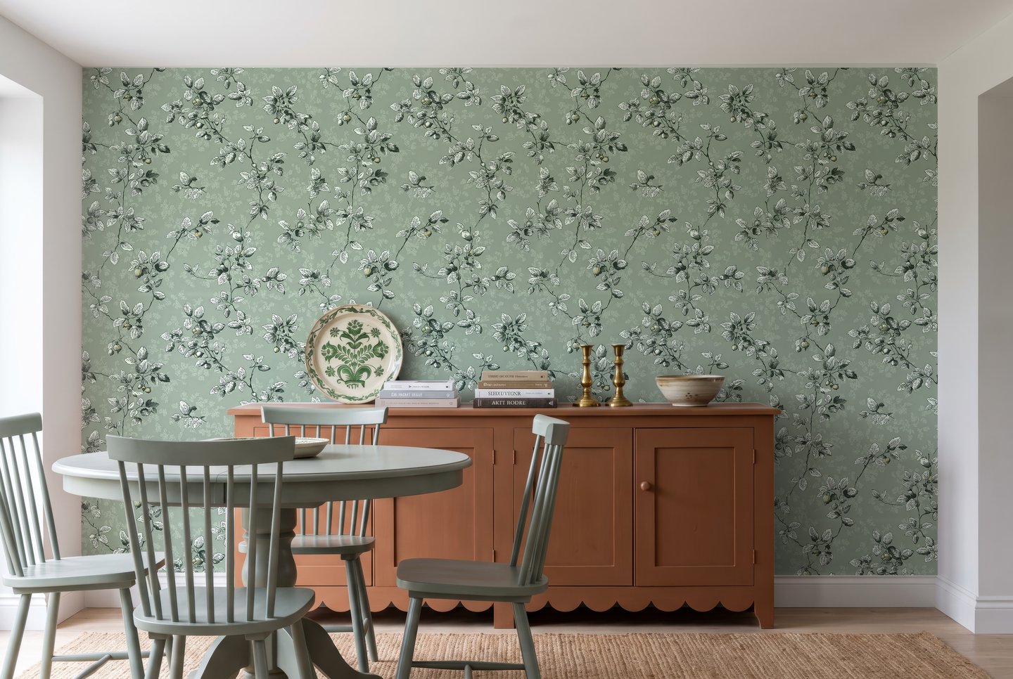 Botanica grønn wallpaper