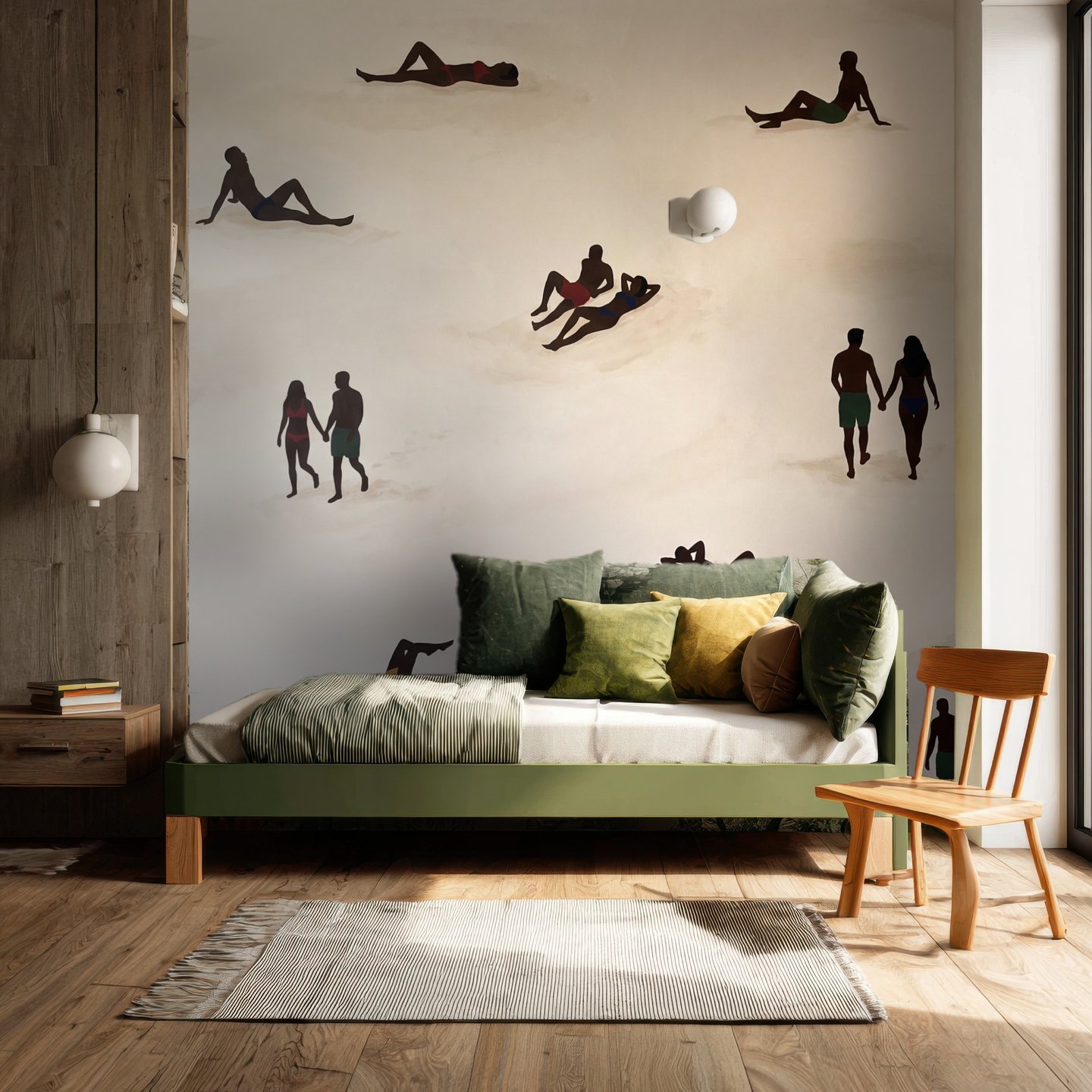 Solstice Shore 베이지색 mural