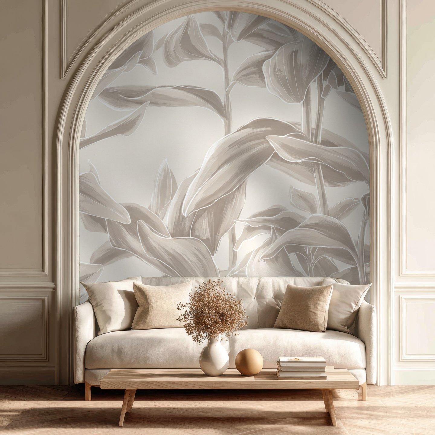Umami beige mural