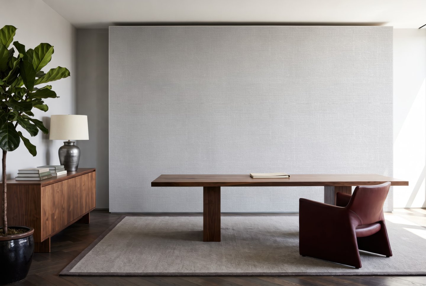 Latitude Linen 회색 wallpaper