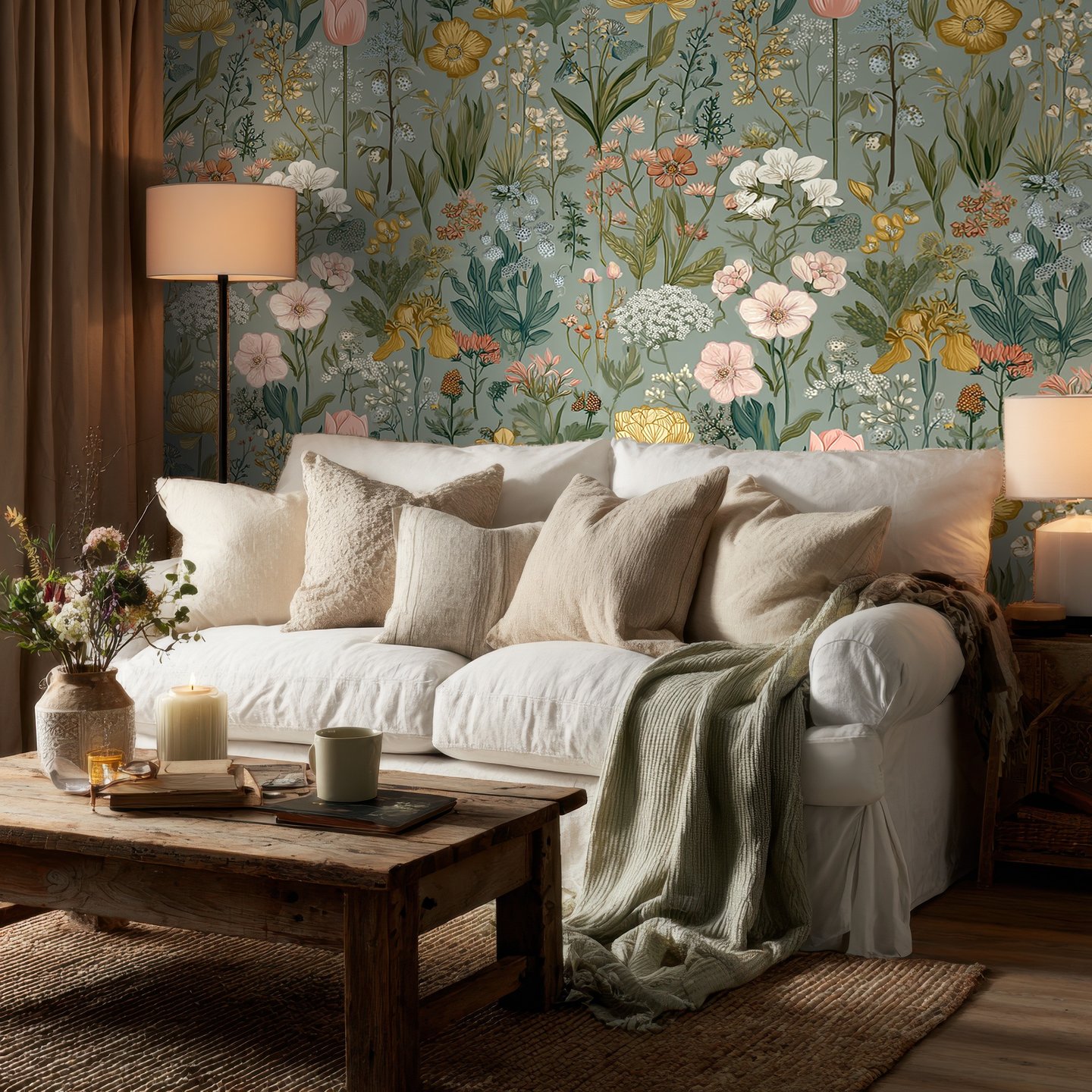 Floret 초록색 wallpaper