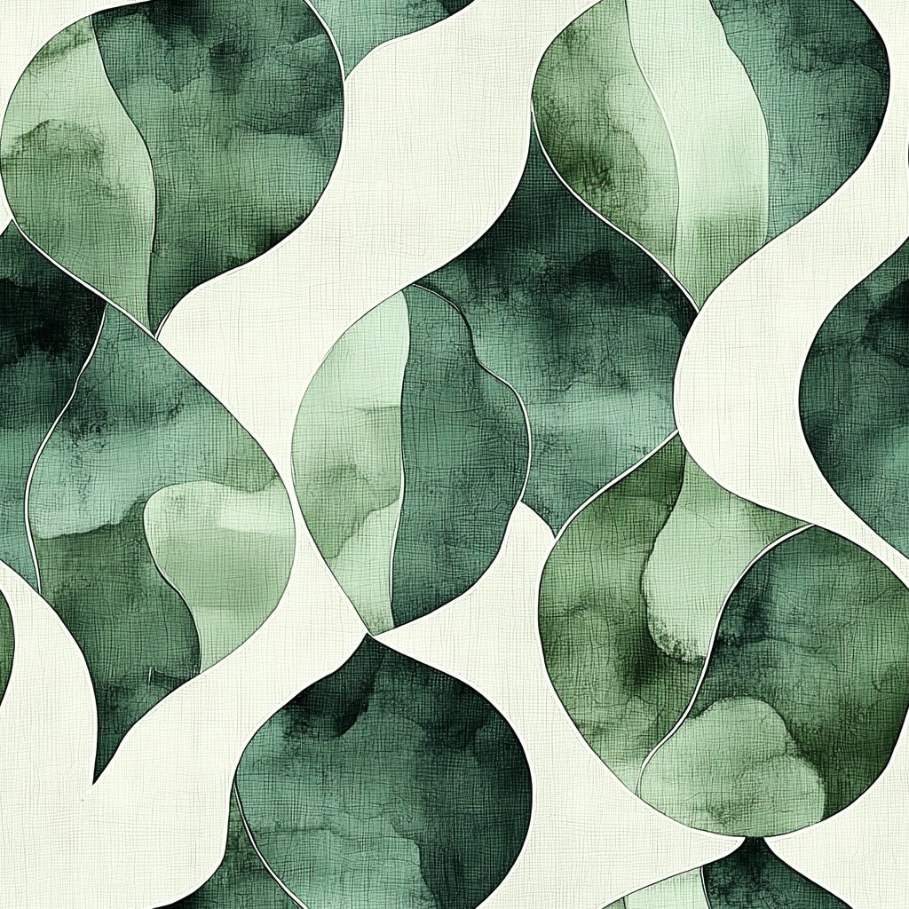Smoke Tendril 세이지색 wallpaper