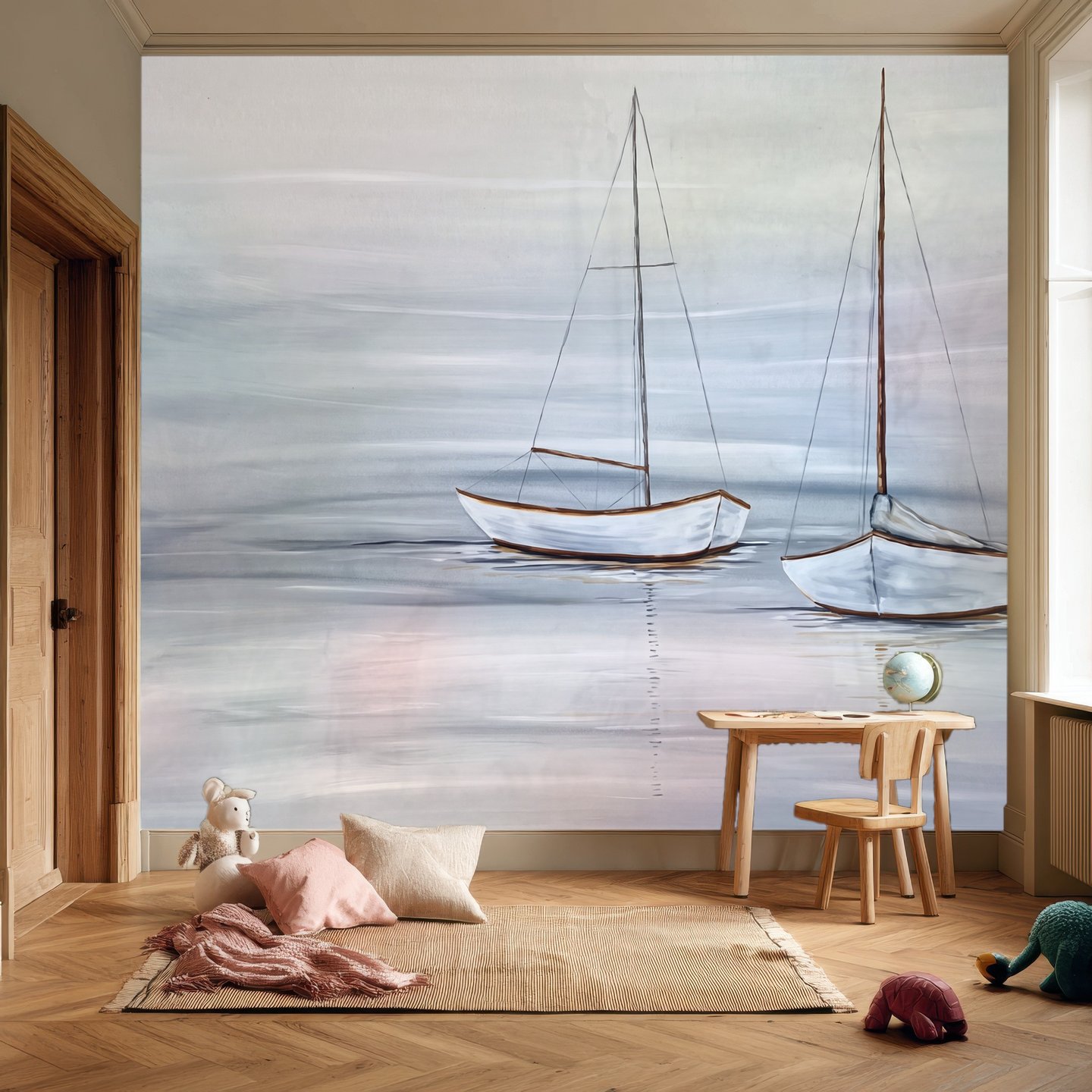 Sailstone Reverie gris mural