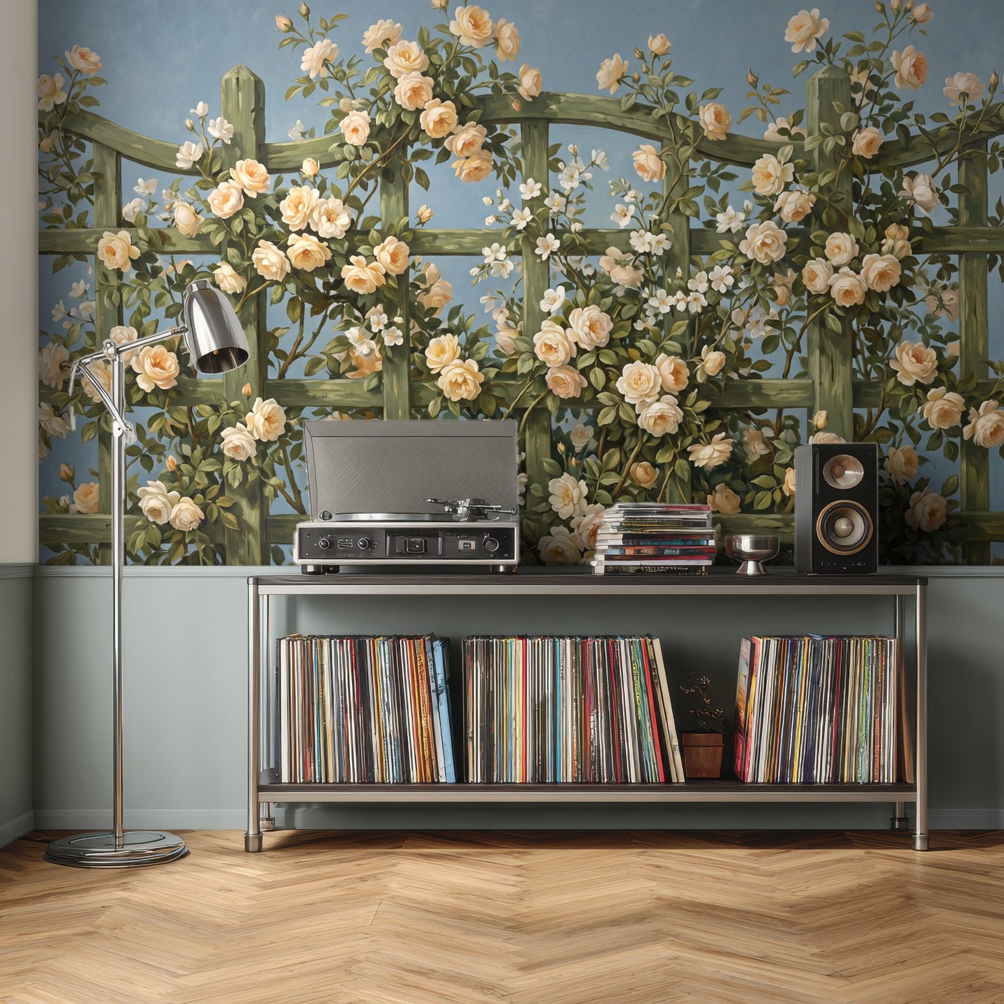 Serenadelund kremfarget mural