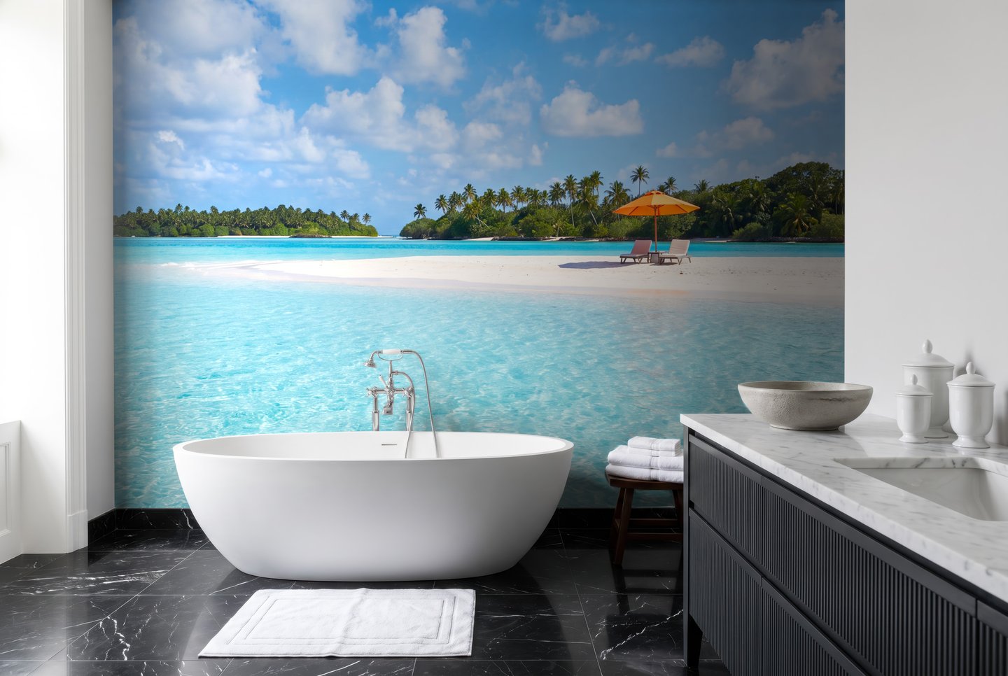 Lagoon 파란색 photo wallpaper